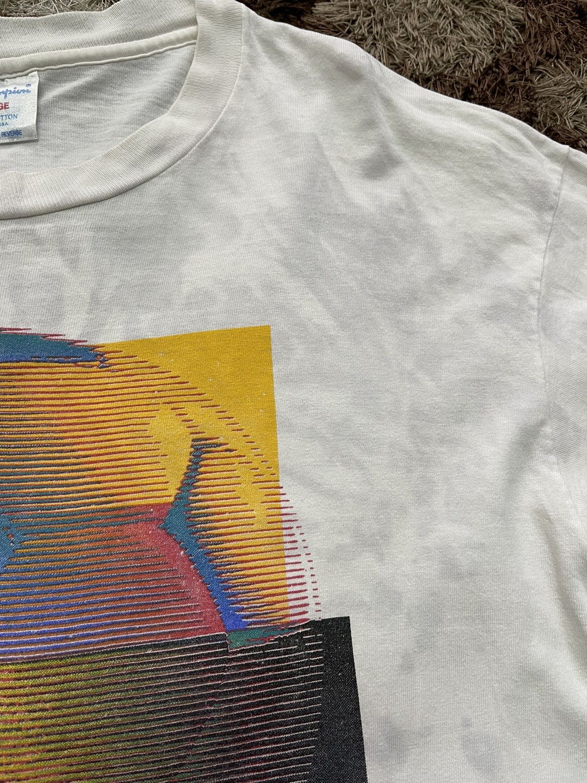 Champion × Vintage VINTAGE 90S CHAMPION SOCCER TEE VERY RARE Size US L / EU 52-54 / 3 - 4 Thumbnail