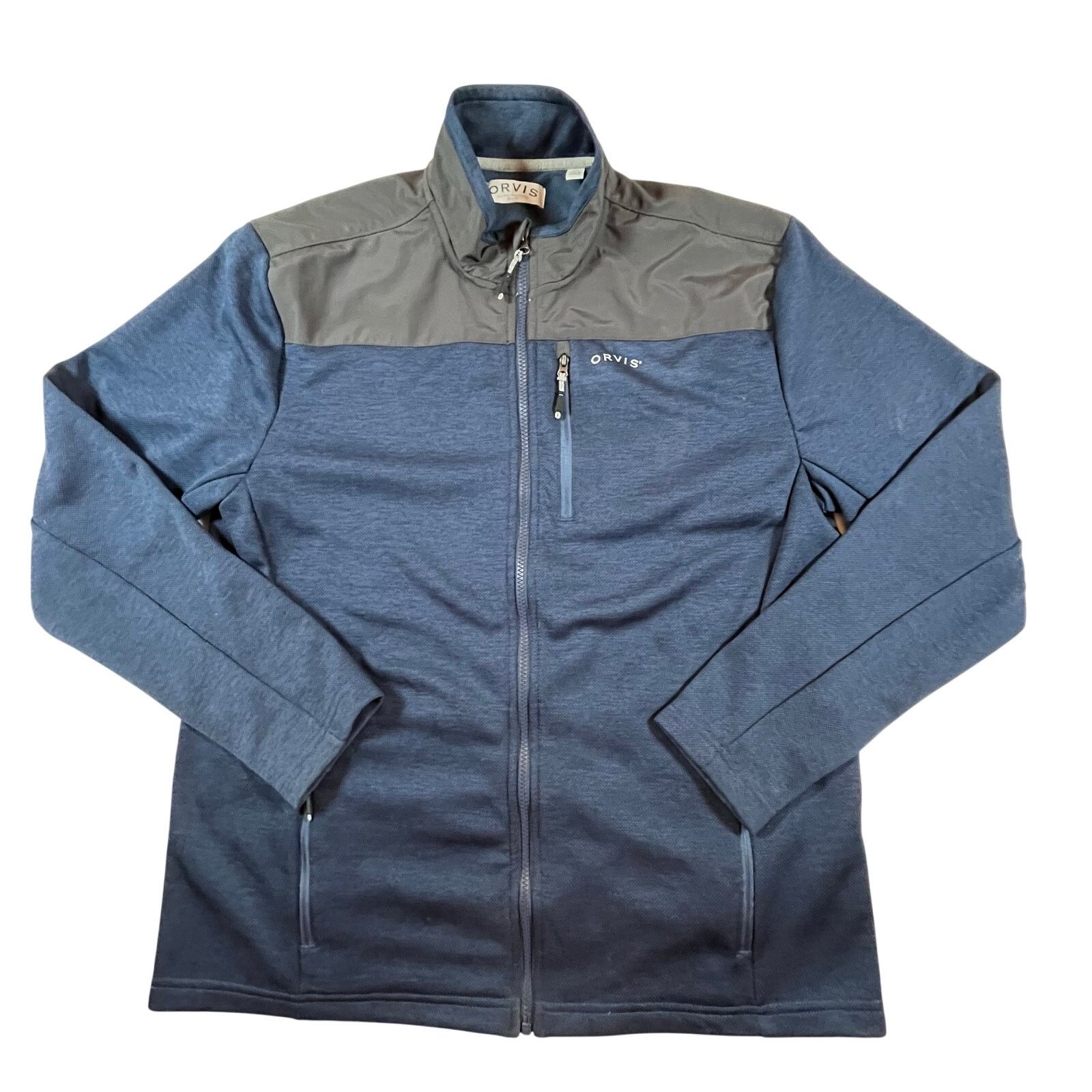 Orvis Orvis bonded mesh fleece full zip jacket Blue Men’s Sz L Size US L / EU 52-54 / 3 - 1 Thumbnail