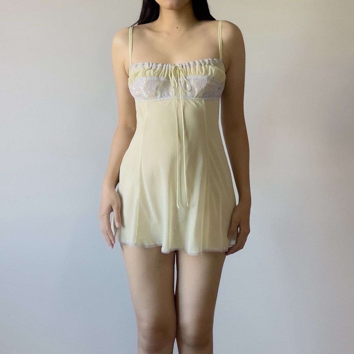 Victoria's Secret Victoria’s Secret Soft Yellow Silk Slip Dress (S–M) Size M / US 6-8 / IT 42-44 - 4 Thumbnail