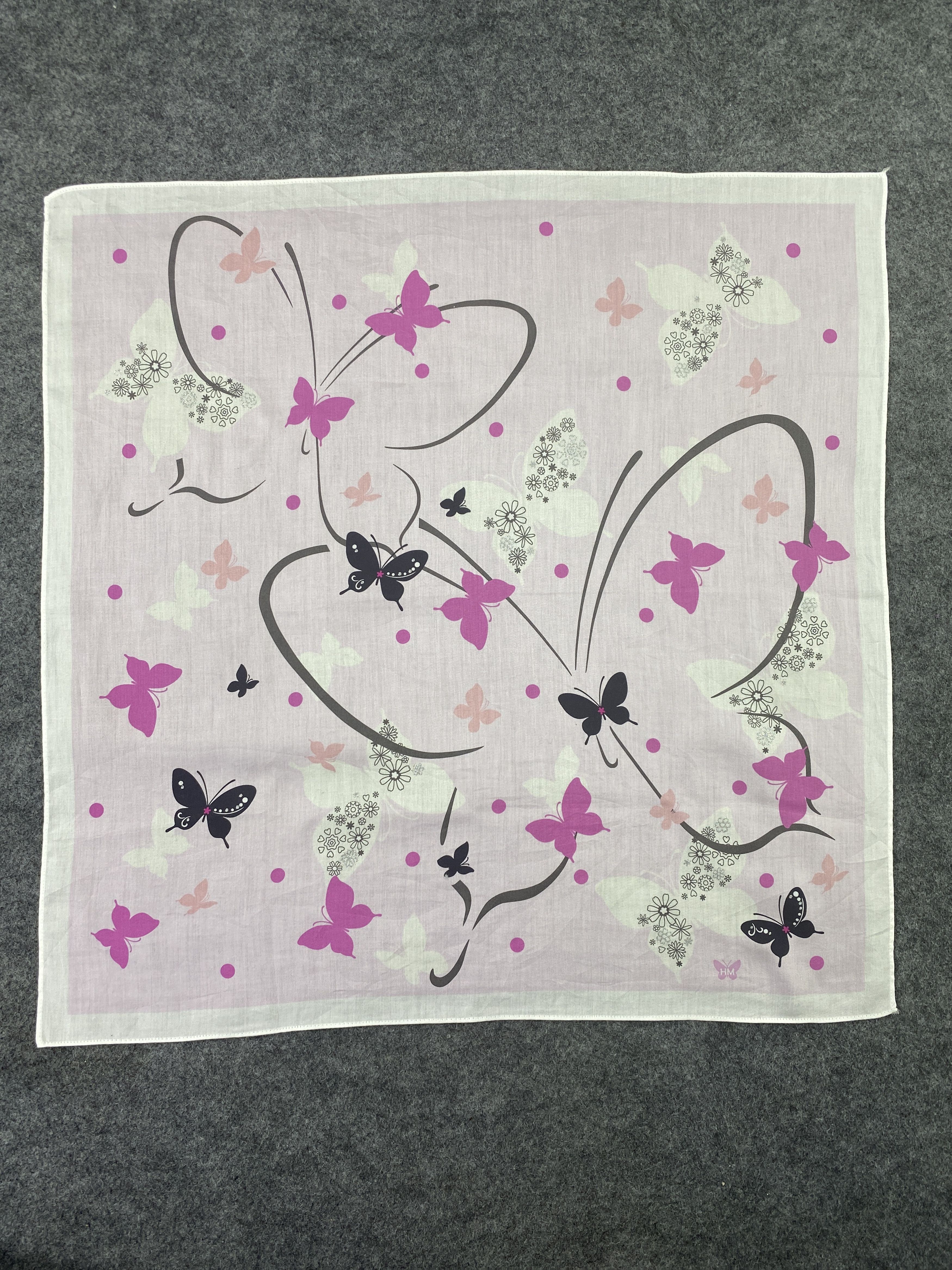 Hanae Mori × Vintage Hanae Mori Handkerchief / Bandana / Neckerchief-B151 Size ONE SIZE - 3 Thumbnail