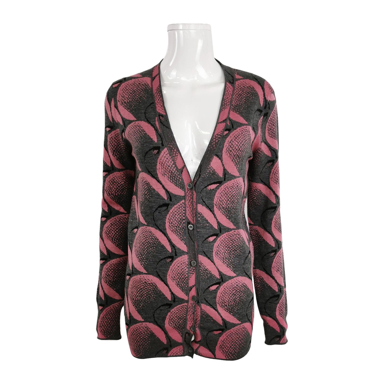 Prada Prada Graphic Wool Cardigan Size 42 Size M / US 6-8 / IT 42-44 - 1 Thumbnail
