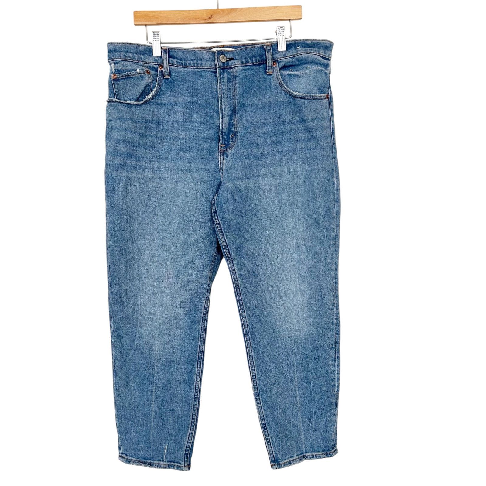 Abercrombie & Fitch Abercrombie The Mom High Rise Jeans Sz 16S Size 38" / US 16 / IT 52 - 1 Thumbnail