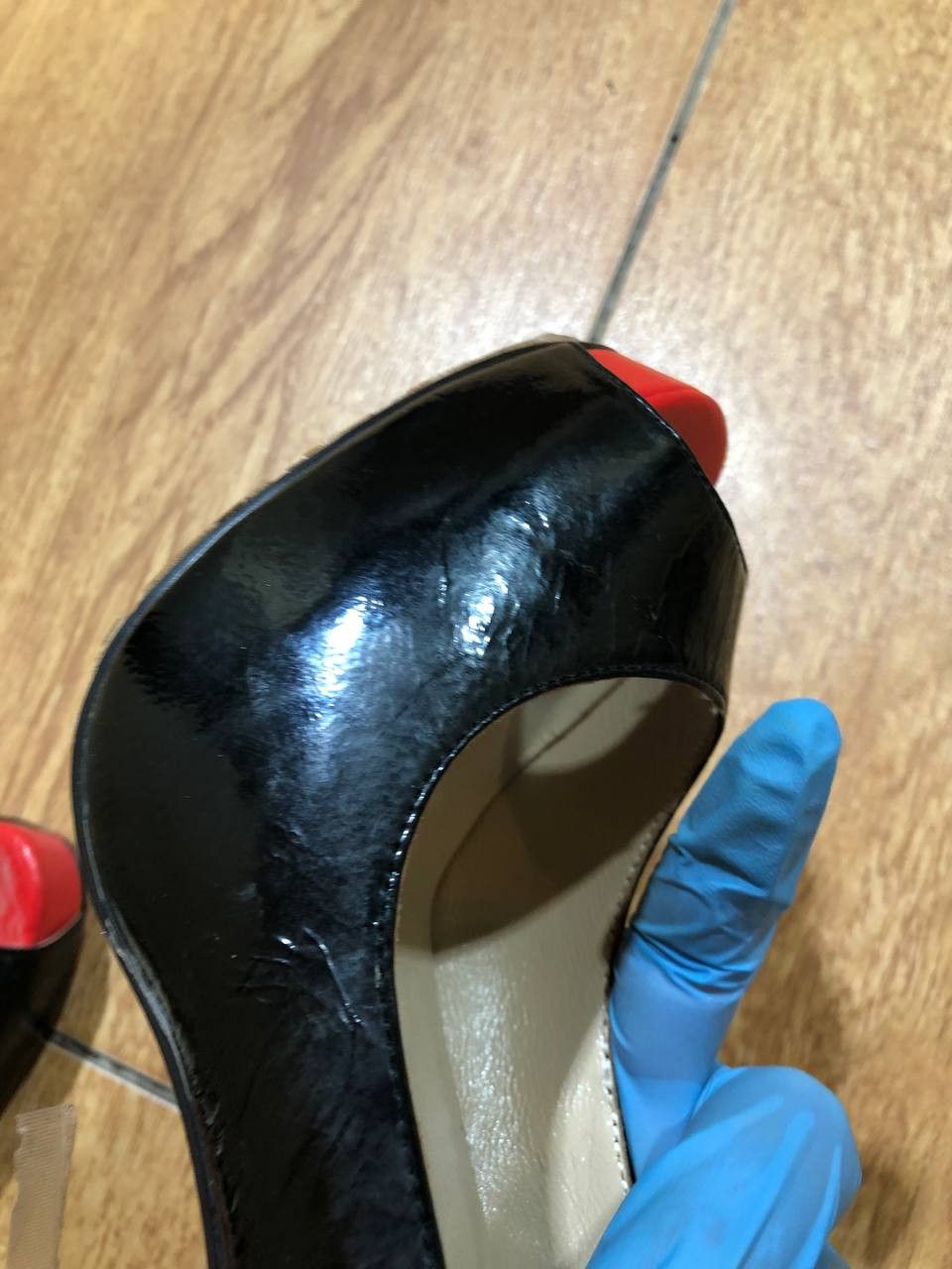 Christian Louboutin Christian Louboutin Women's Shoes Platform Leather heels Size US 7 / IT 37 - 8 Thumbnail