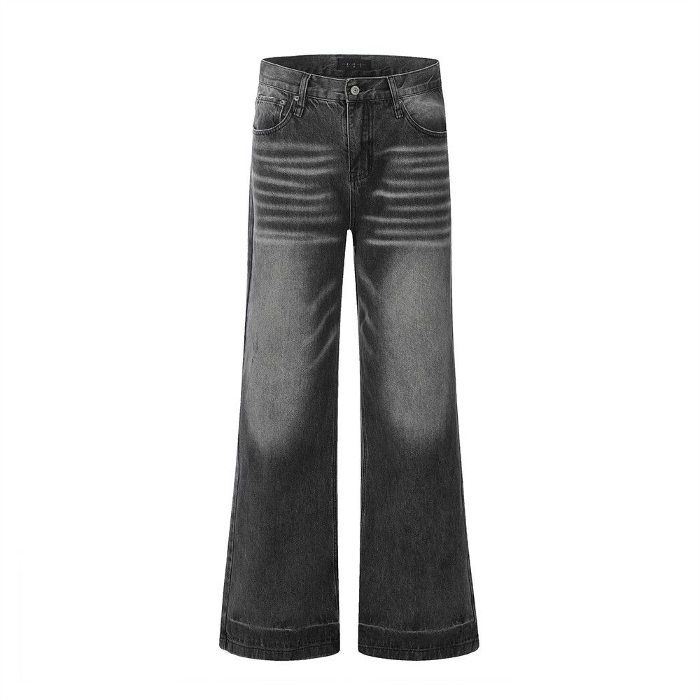 Japanese Brand × Jean American retro washed gradient flared jeans y2k Size US 32 / EU 48 - 1 Thumbnail