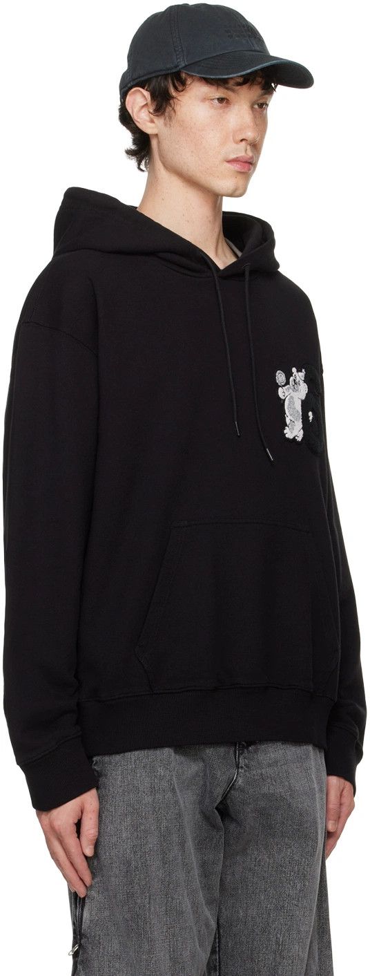 Maison Margiela MM6 Maison Margiela Black Teddy Bear Hoodie Size US M / EU 48-50 / 2 - 9 Thumbnail