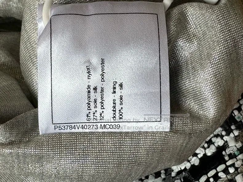 Chanel Chanel Airport series silver tweed jacket Size XL / US 12-14 / IT 48-50 - 7 Thumbnail