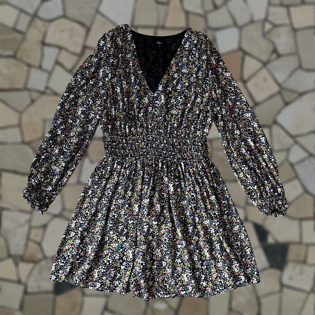 Rails Rails Delaney Dark Ditsy Floral Mini Dress Long Sleeve Women’s Medium Size M / US 6-8 / IT 42-44 - 1 Thumbnail