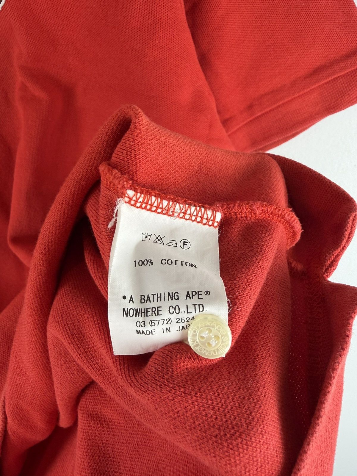 Bape Bape One Point Logo Polo Shirt Size US M / EU 48-50 / 2 - 6 Thumbnail