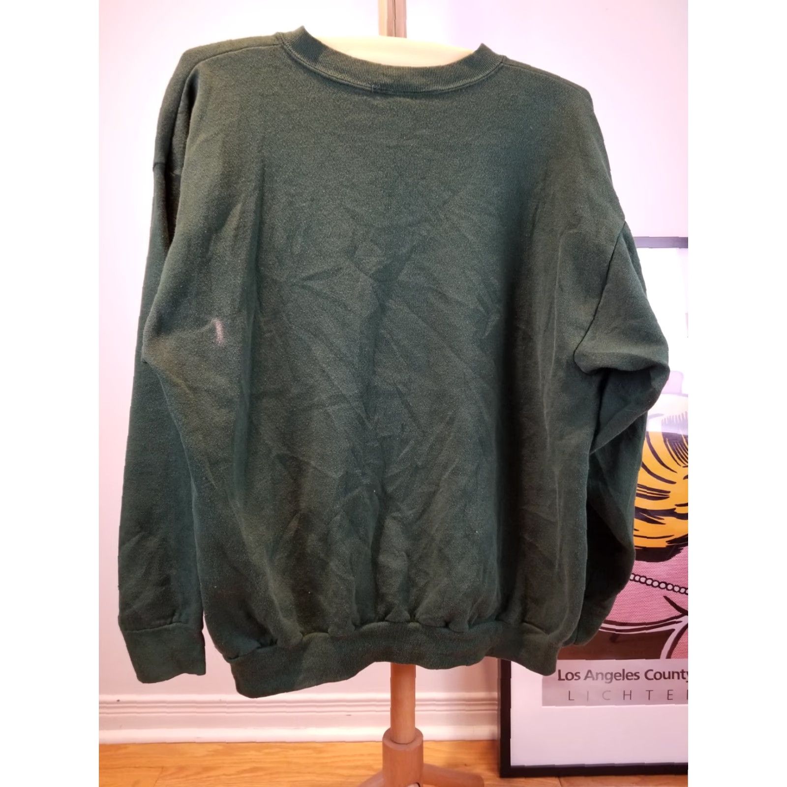 Vintage VINTAGE Georgetown University Hoyas Green Sweatshirt XL 90s Mens Pullover Sweatshirt Shirt Hoodie Long Sleeve XL Size US XL / EU 56 / 4 - 6 Thumbnail