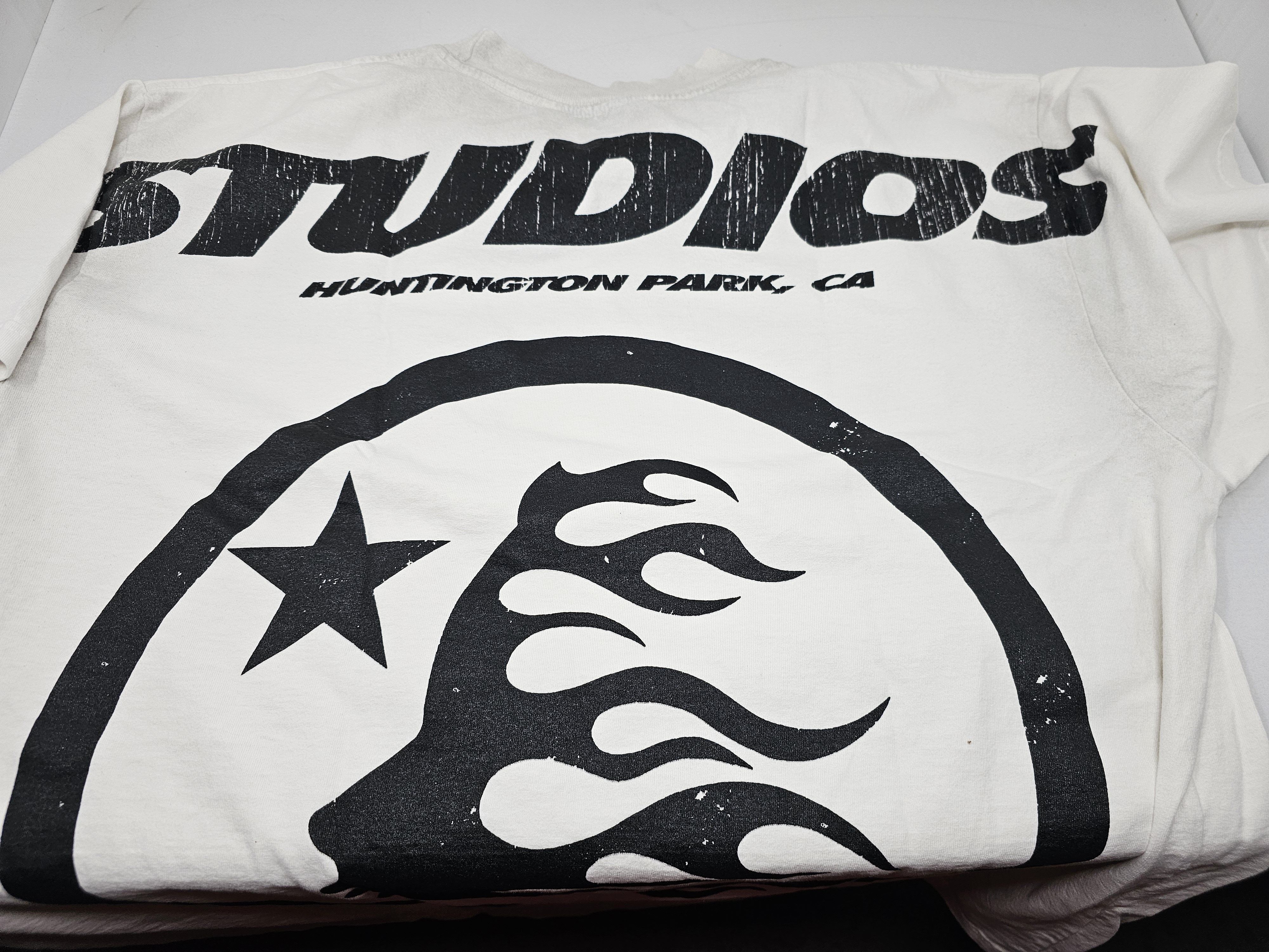 HELLSTAR Hellstar Studios Cartoon Logo Grey/White T-Shirt Size US XL / EU 56 / 4 - 2 Thumbnail