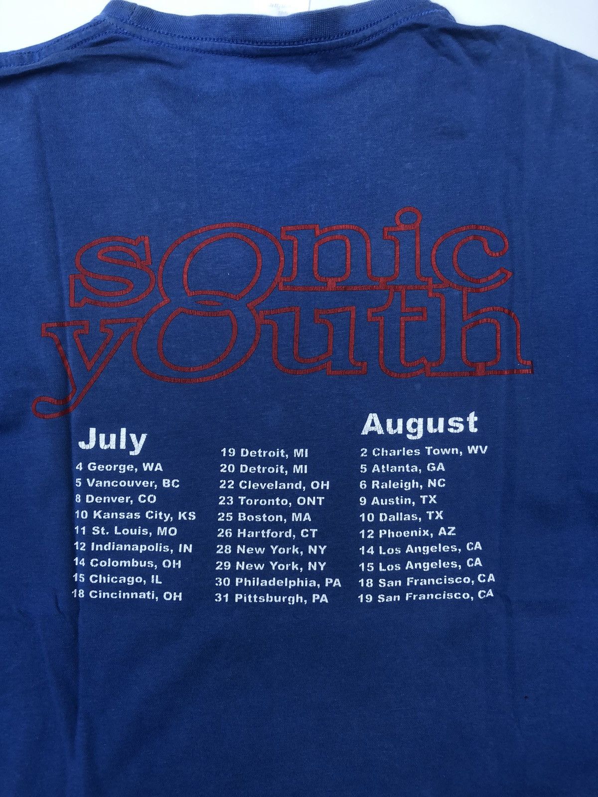 Band Tees × Japanese Brand × Vintage vintage Sonic Youth Washing Machine tour T Shirt Size US M / EU 48-50 / 2 - 5 Thumbnail