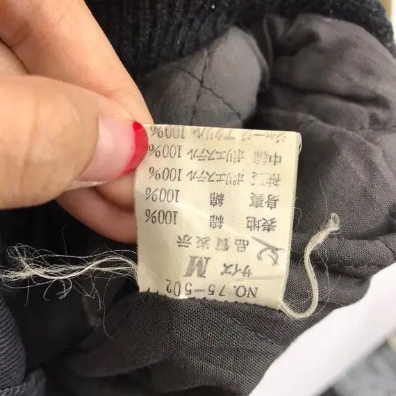 Vtg MILESTONE COVENT LONDON Embroidery Varsity Bomber Jacket