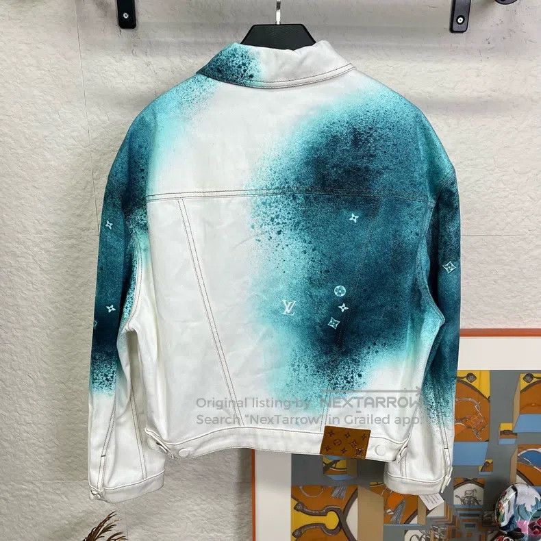 Louis Vuitton Louis Vuitton Star Splash Denim Jacket Size US M / EU 48-50 / 2 - 2 Thumbnail