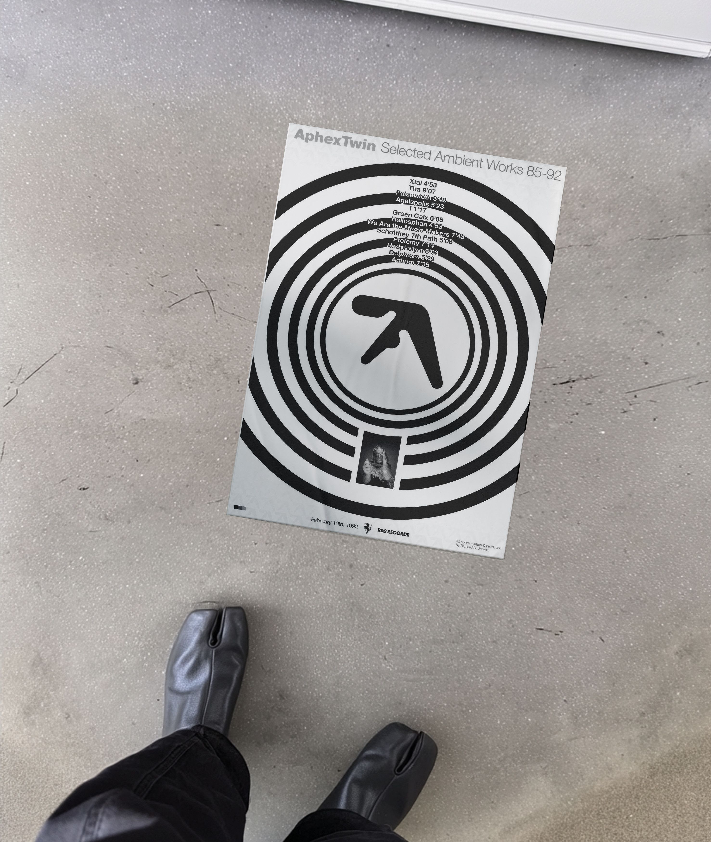 Band Tees Aphex Twin Poster Print Tee Vintage Music Band Merch Size ONE SIZE - 4 Thumbnail