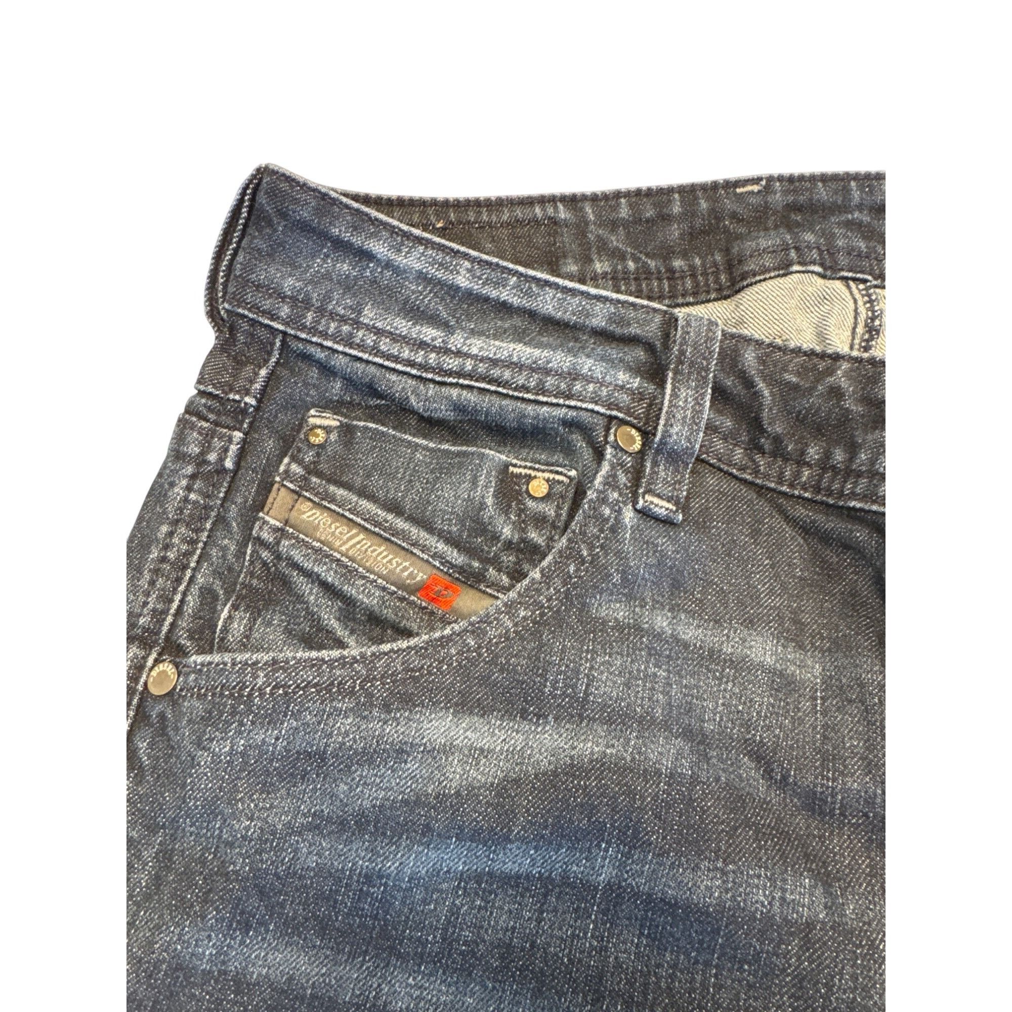 Diesel Diesel Krayver Mens Blue Denim Jeans Size 29x32 SKU 7002 Size US 29 - 2 Thumbnail