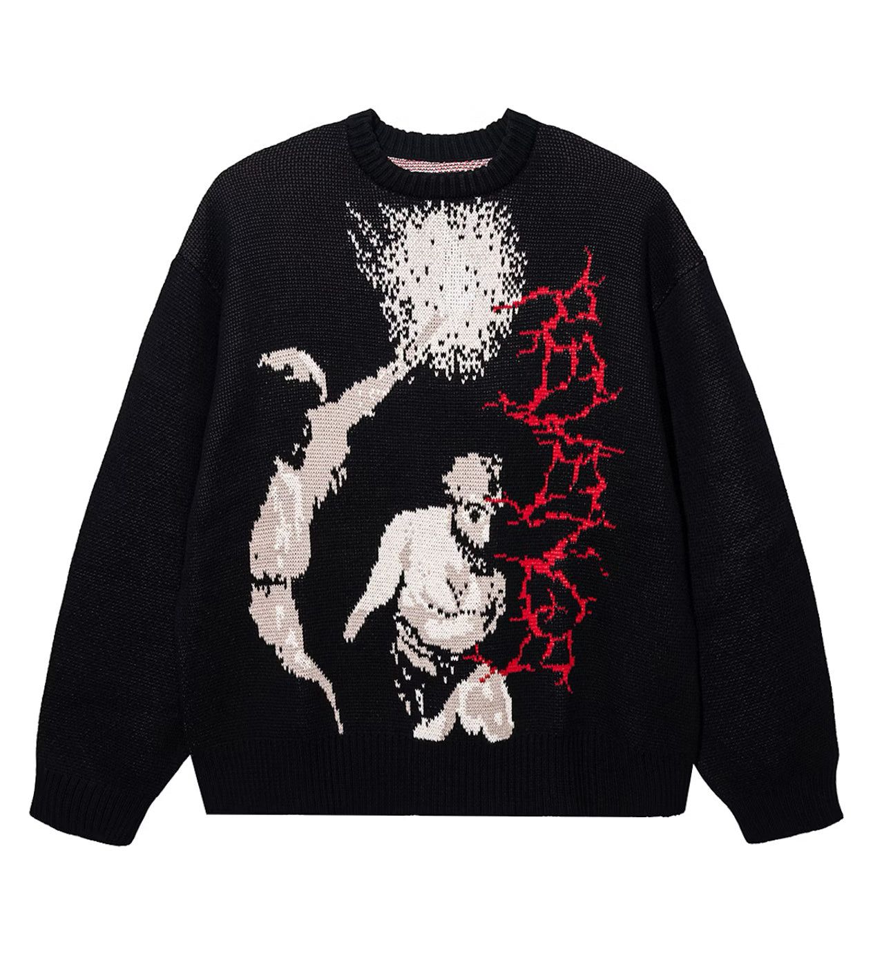 Revenge St. John Knit Sweater Black Size US XL / EU 56 / 4 - 1 Thumbnail