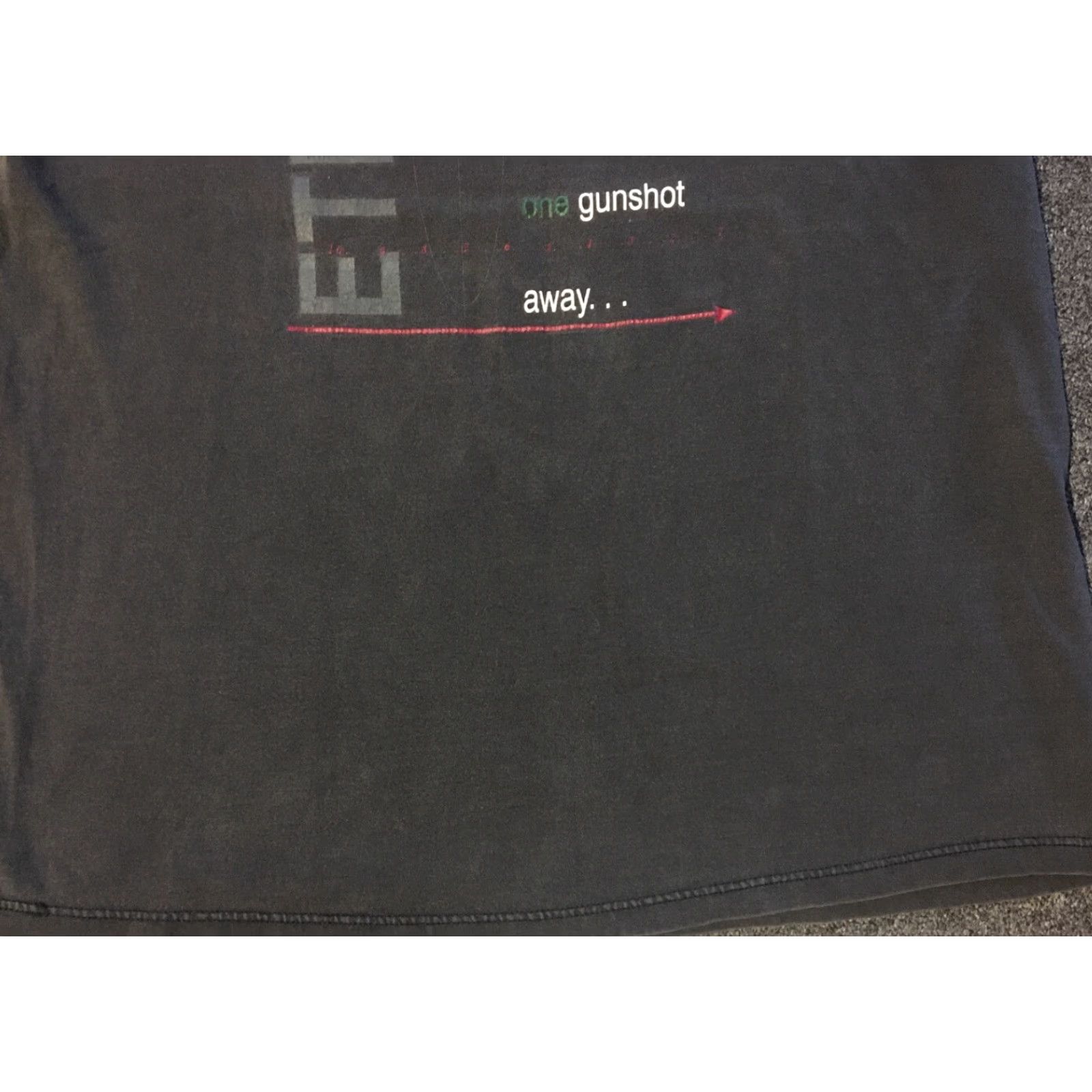 Tultex VINTAGE 90s Eternity Faded Shirt XL Black T-Shirt Men XL Funny Grunge Punk Religion Jesus Christ Size US XL / EU 56 / 4 - 6 Thumbnail