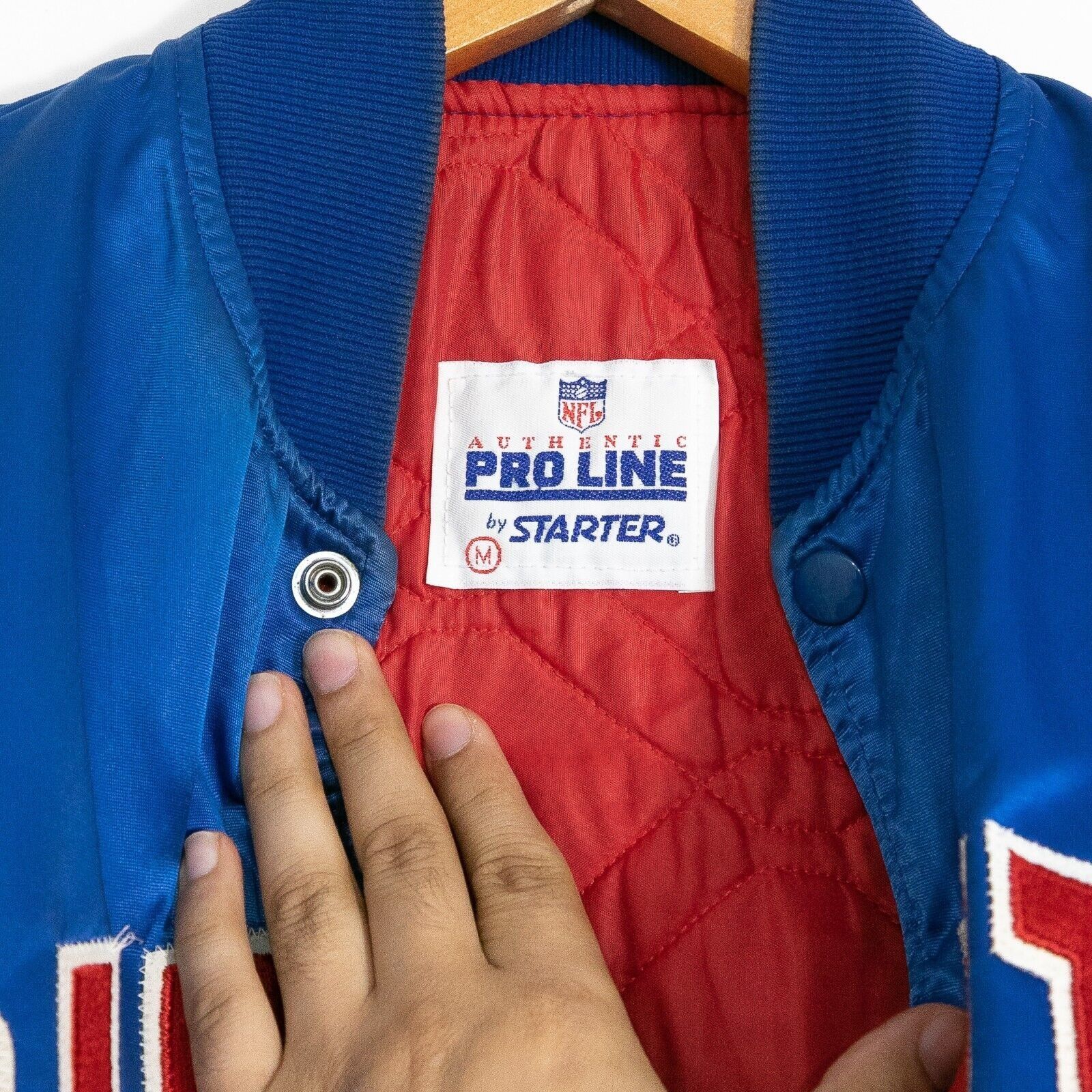 Vintage 90s Starter New York Giants Satin Jacket Mens Medium