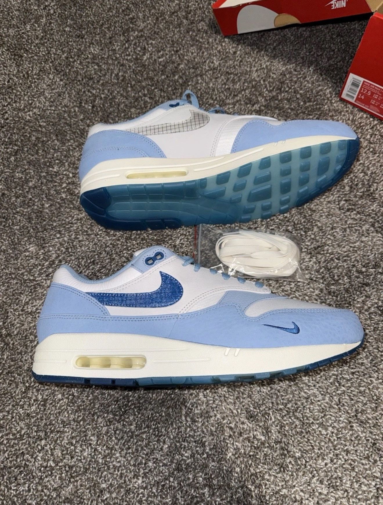 Nike Nike Air Max 1 Premium Blueprint, Size 12.5 Size US 12.5 / EU 45-46 - 1 Thumbnail