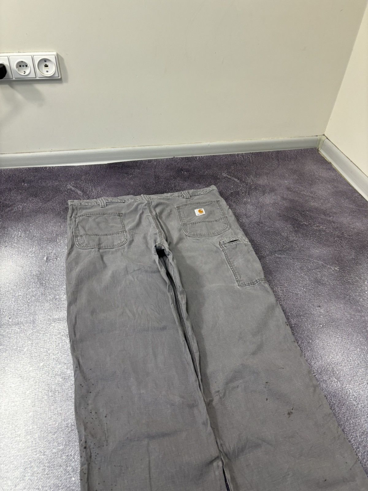 Carhartt Vintage Carhartt USA Workwear Gray Baggy Carpenter Pants Size US 42 / EU 58 - 5 Thumbnail