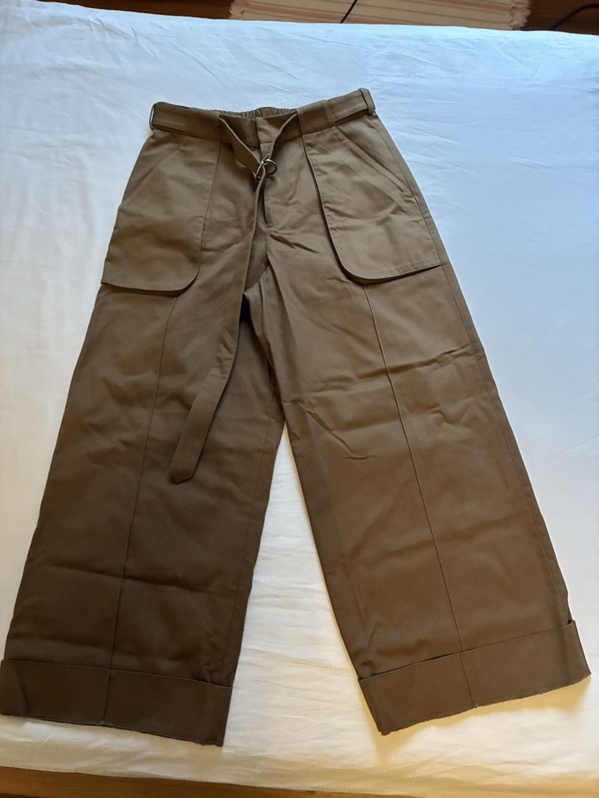 Banana Republic × Peter Do RARE Peter Do x Banana Republic wide belted pants Size US 34 / EU 50 - 2 Thumbnail