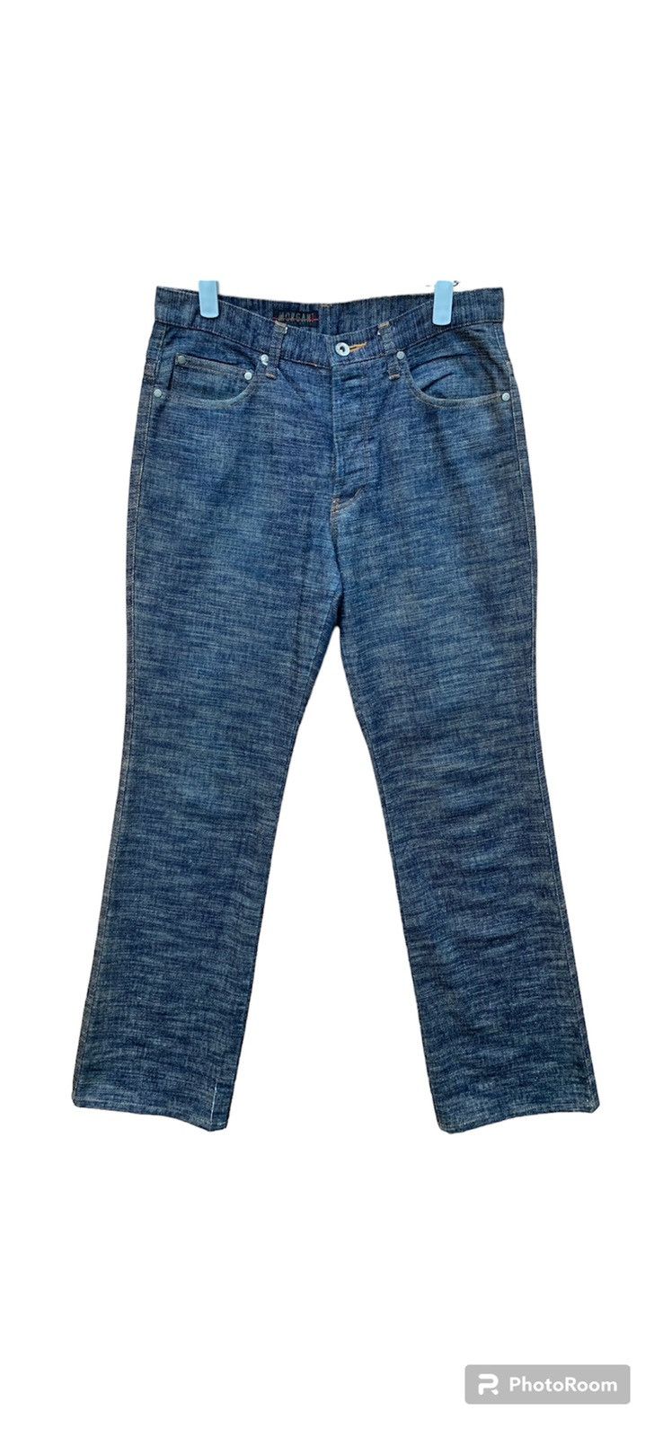 Japanese Brand 🔥🔥 MORGAN HOMME Blue Denim Jeans Size US 30 / EU 46 - 2 Thumbnail