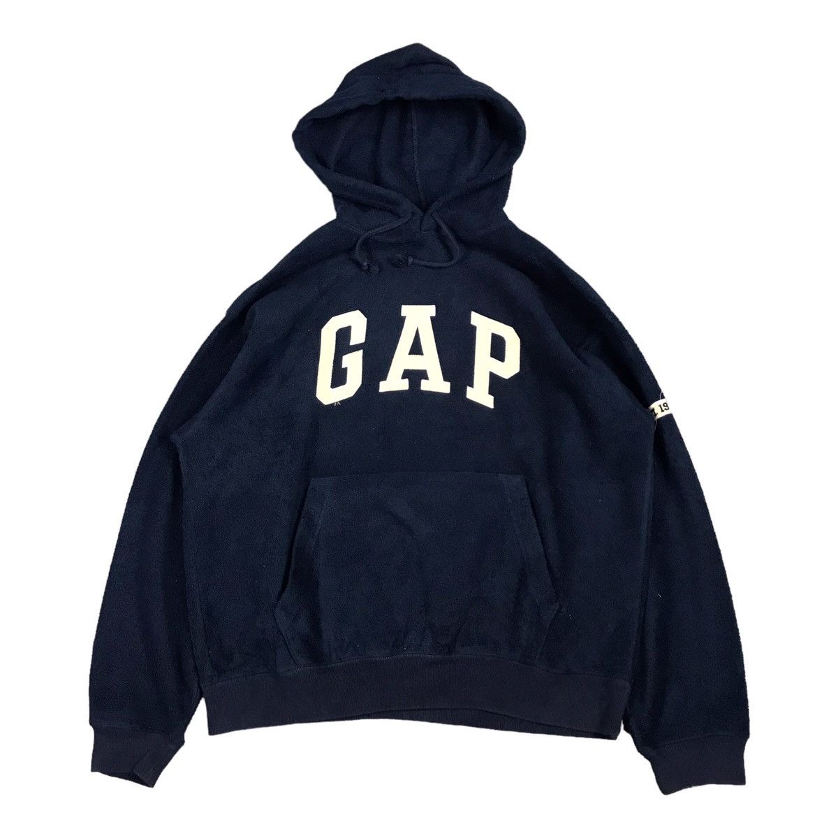 Gap × Vintage GAP FLEECE HOODIES BIG LOGO SWEATSHIRT Size US S / EU 44-46 / 1 - 1 Thumbnail