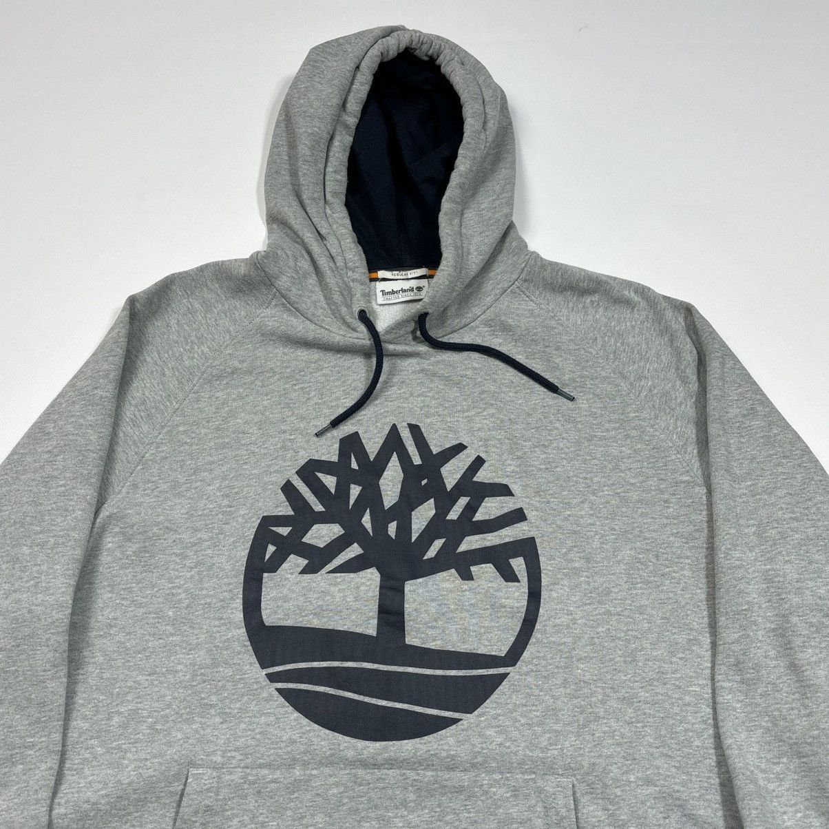 Timberland Timberland hoodie XL grey streetwear vintage big logo Size US XL / EU 56 / 4 - 2 Thumbnail