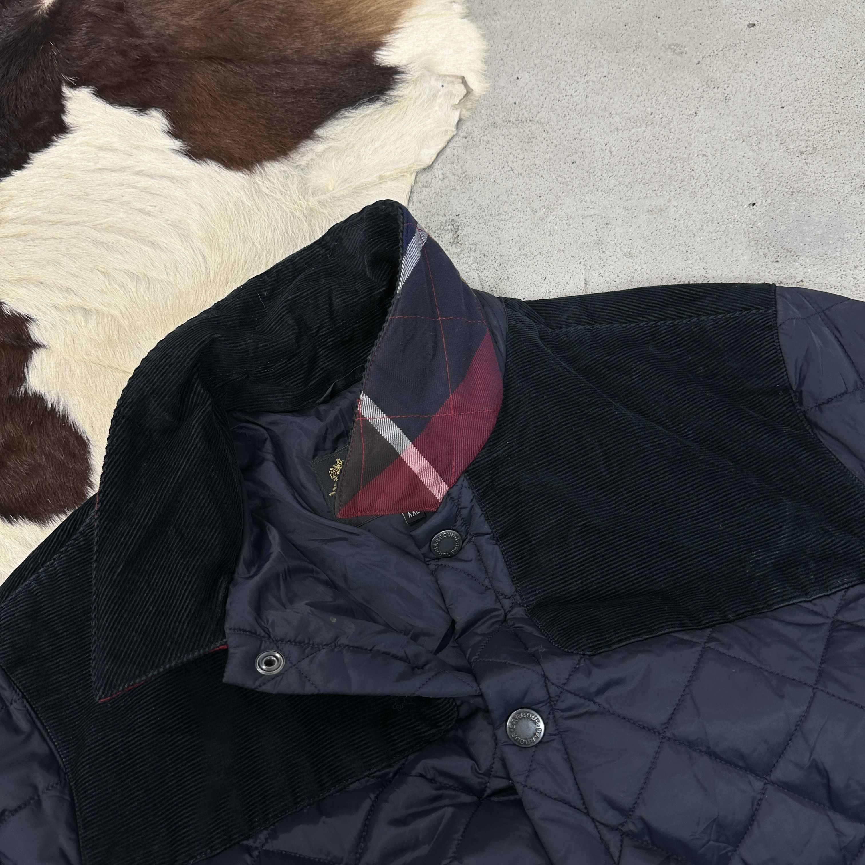 Barbour × Vintage Vintage Y2K Outdoor Streetwear 00s Barbour Quilted Jacket Size US XXL / EU 58 / 5 - 7 Thumbnail