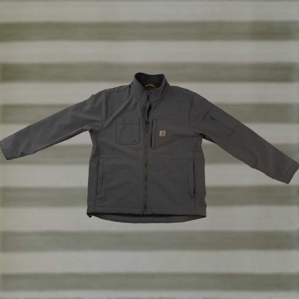 Carhartt VINTAGE Carhartt Rain Defender Soft Shell Grey Zip Jacket XL Unisex Adults Size US XL / EU 56 / 4 - 1 Thumbnail