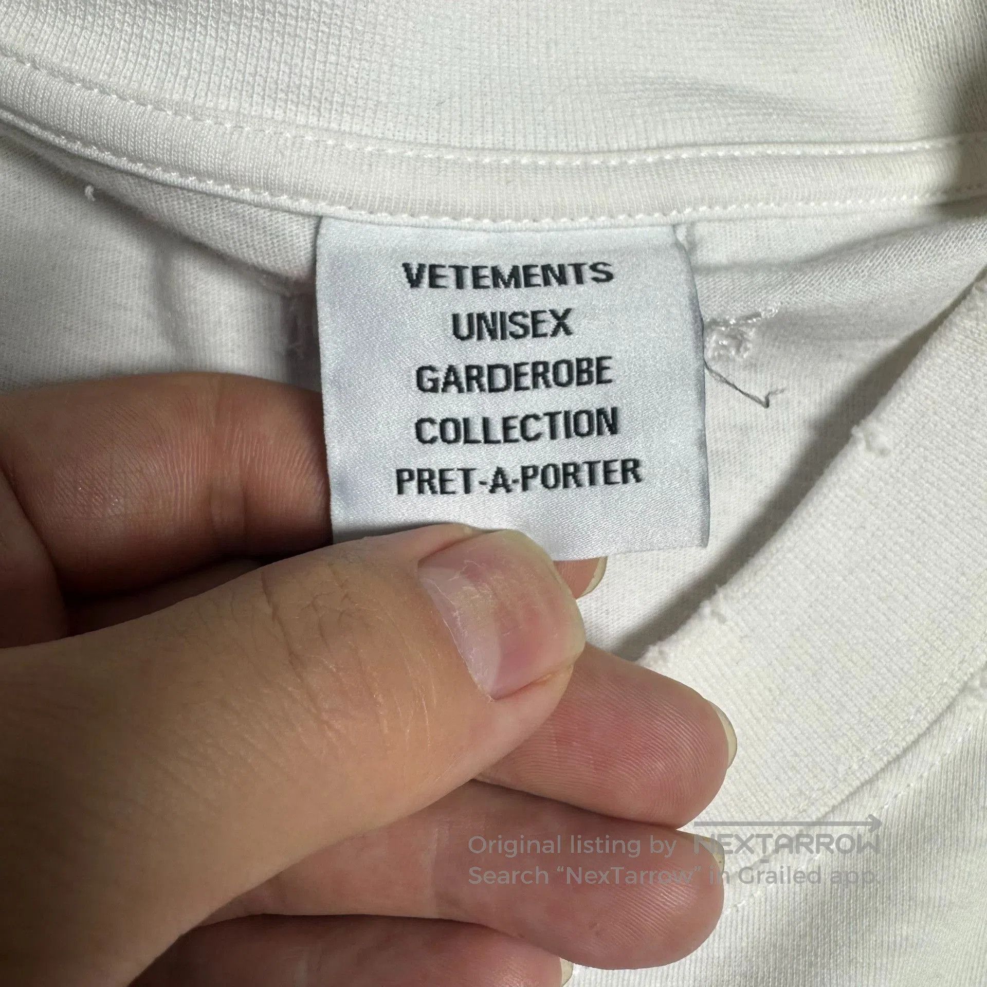 Vetements VETEMENTS 2023SS White Short. Size US XS / EU 42 / 0 - 4 Thumbnail
