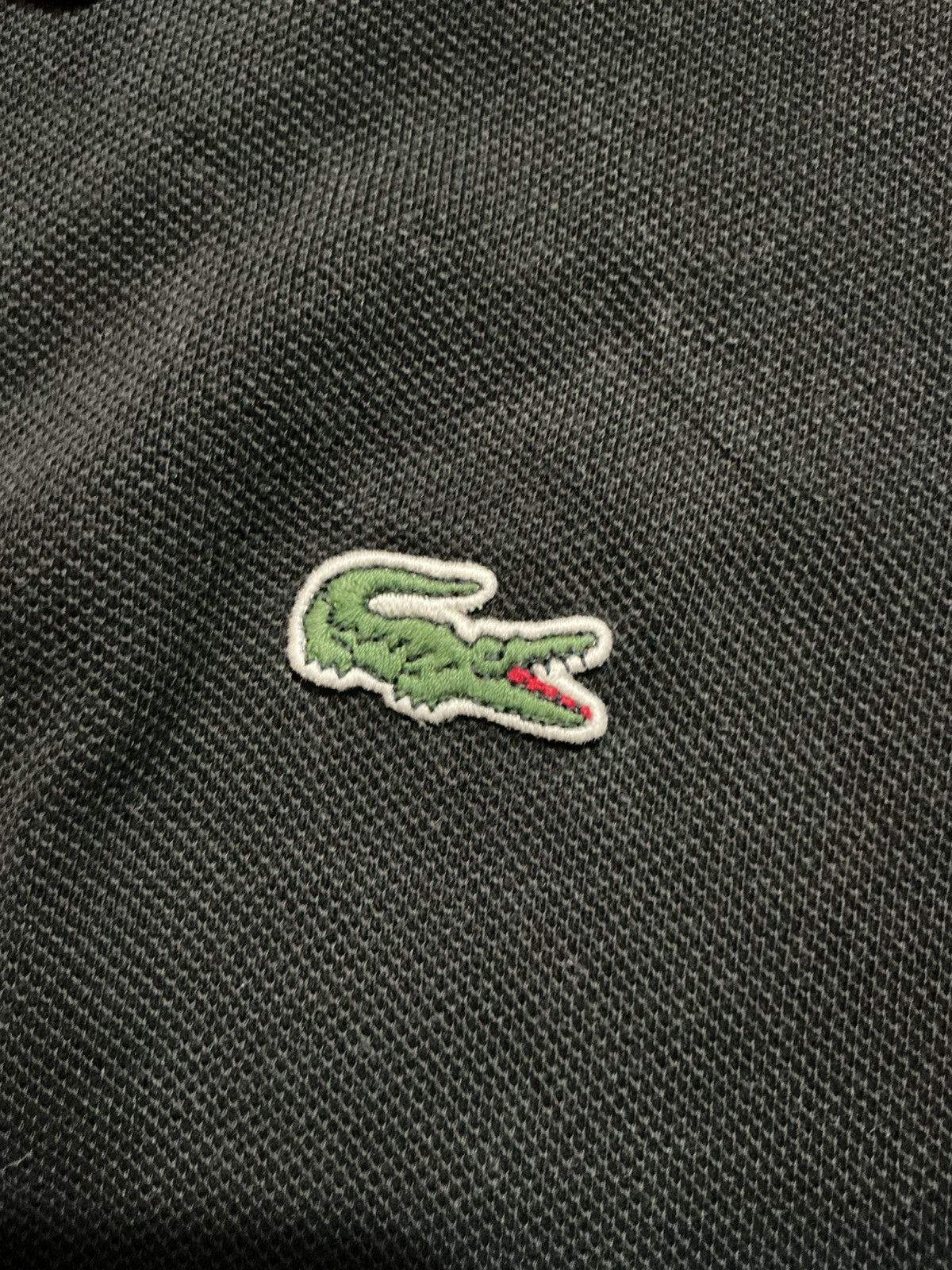 Lacoste Lacoste Crocodile Logo Black S/S Classic Fit Polo Shirt Size US L / EU 52-54 / 3 - 1 Thumbnail