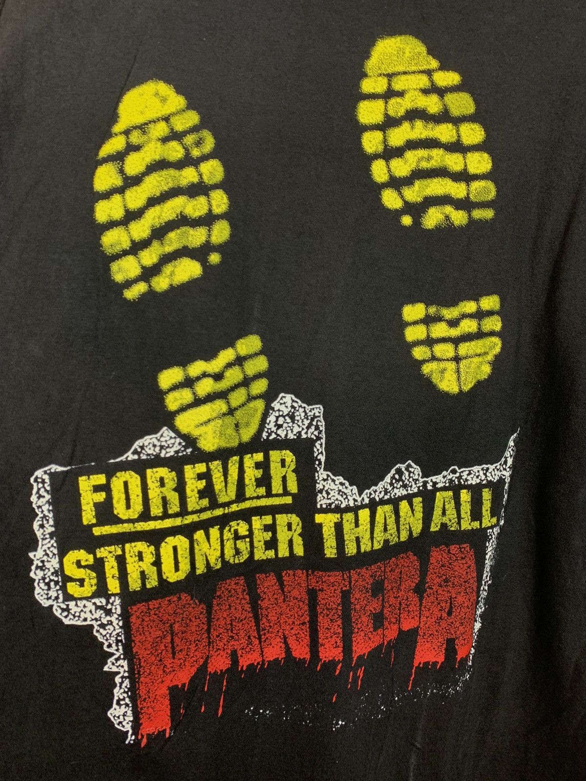 Band Tees × Vintage *RARE* Vintage 90s Pantera Winterland Test Print Band Shirt Size US L / EU 52-54 / 3 - 4 Thumbnail