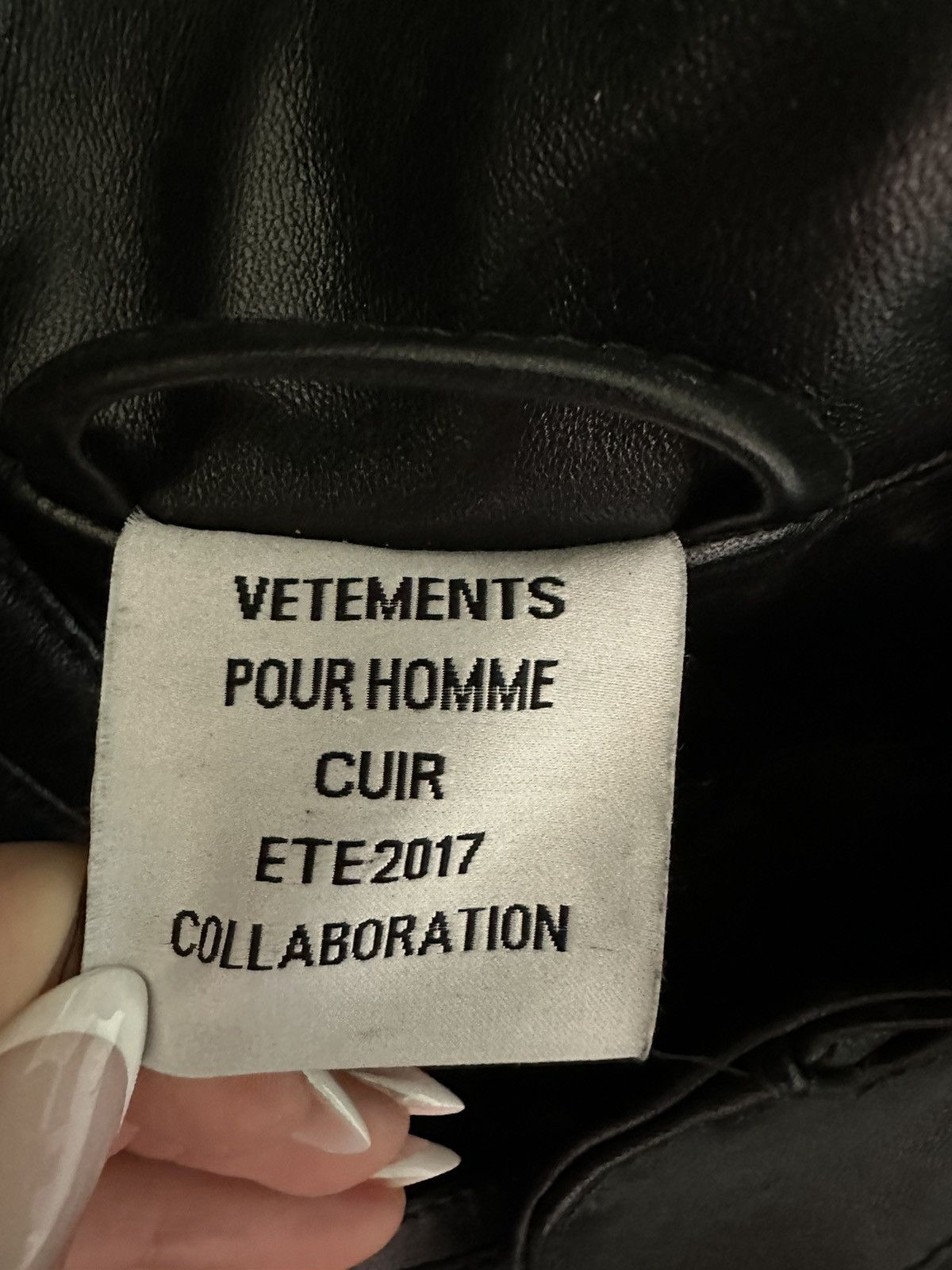 Vetements Vetements polizei leather jacket Size US XS / EU 42 / 0 - 3 Thumbnail