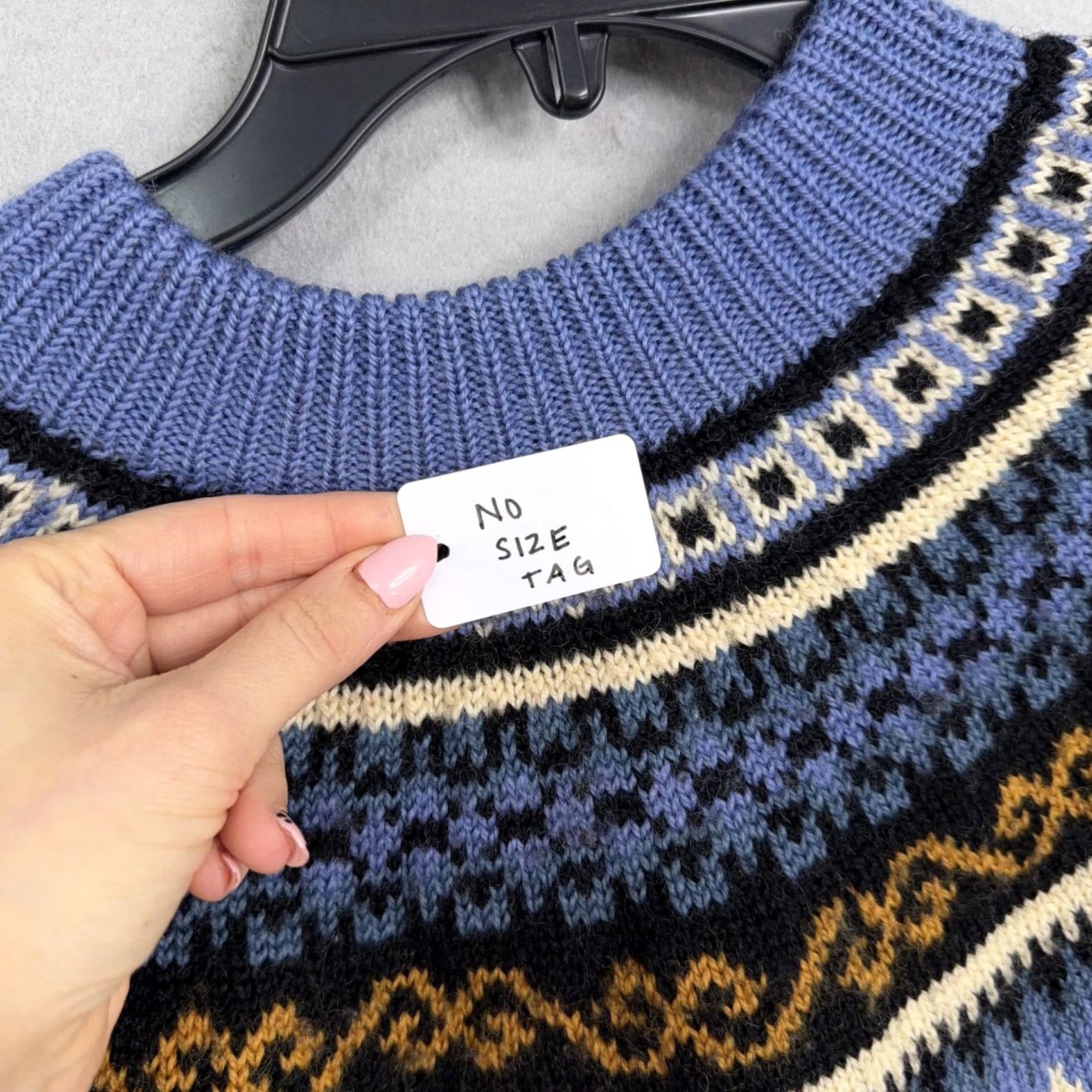Vintage VINTAGE Zbinden Sport Luzern Sweater Womens Small White Fair Isle Ski Pullover Crew Neck Winter Knit Casual Womens Size S / US 4 / IT 40 - 7 Thumbnail