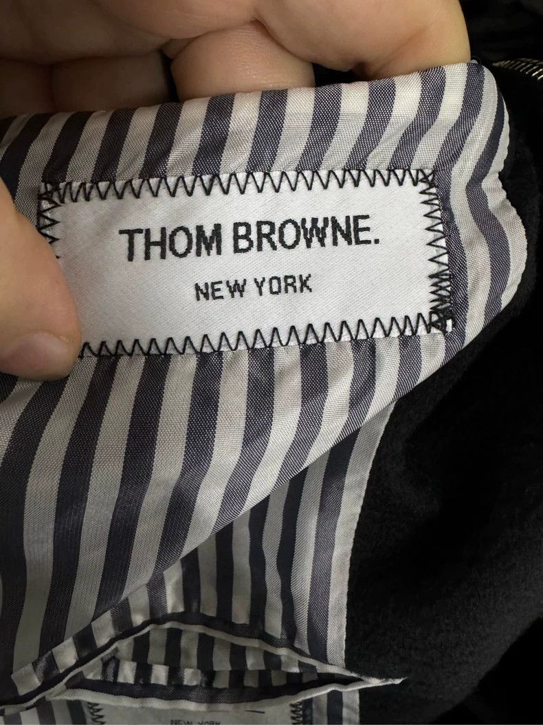 Thom Browne Thom Browne Black and white baseball uniform jacket 2506-Ne Size US M / EU 48-50 / 2 - 4 Thumbnail