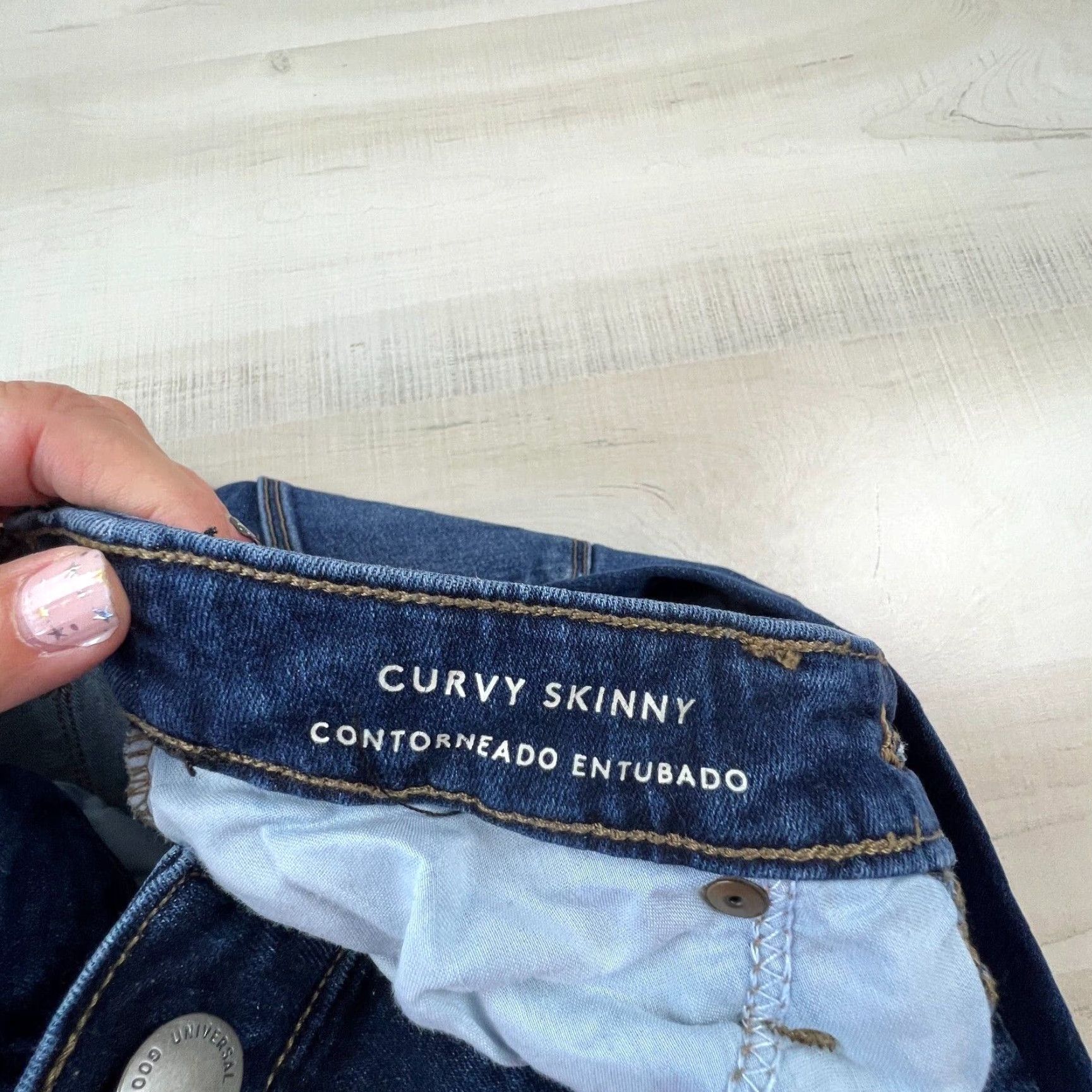 Vintage Universal Thread Womens Curvy Skinny Jeans Medium Wash Size 27" / US 4 / IT 40 - 5 Thumbnail