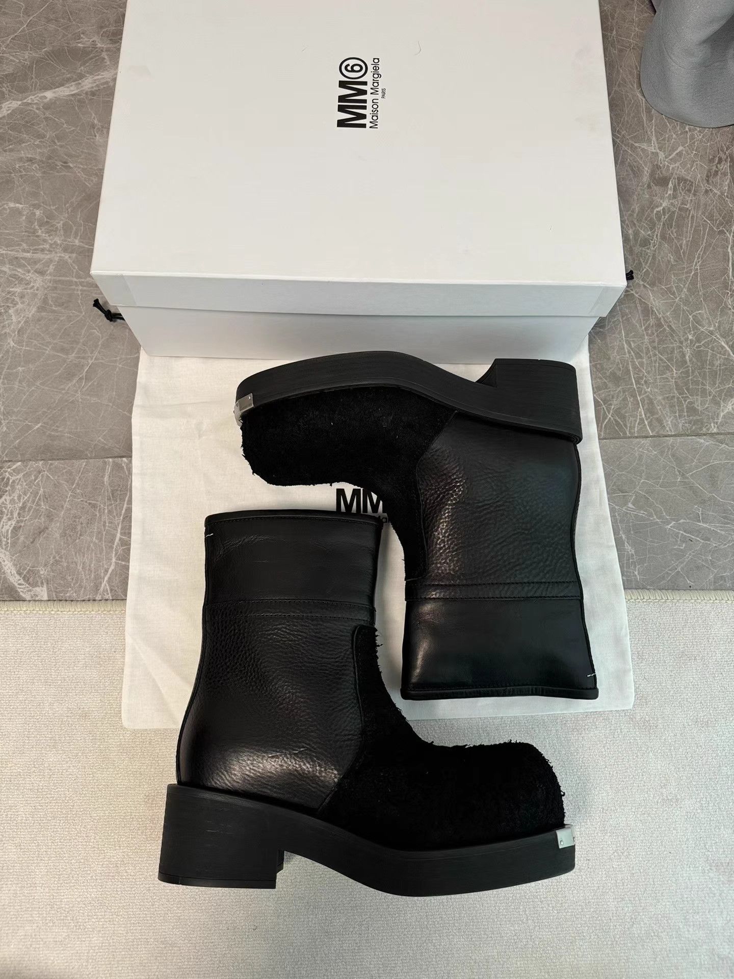 Maison Margiela Maison Margiela Distressed Leather Steel-Toe Boots K6 Size US 8 / IT 38 - 6 Thumbnail