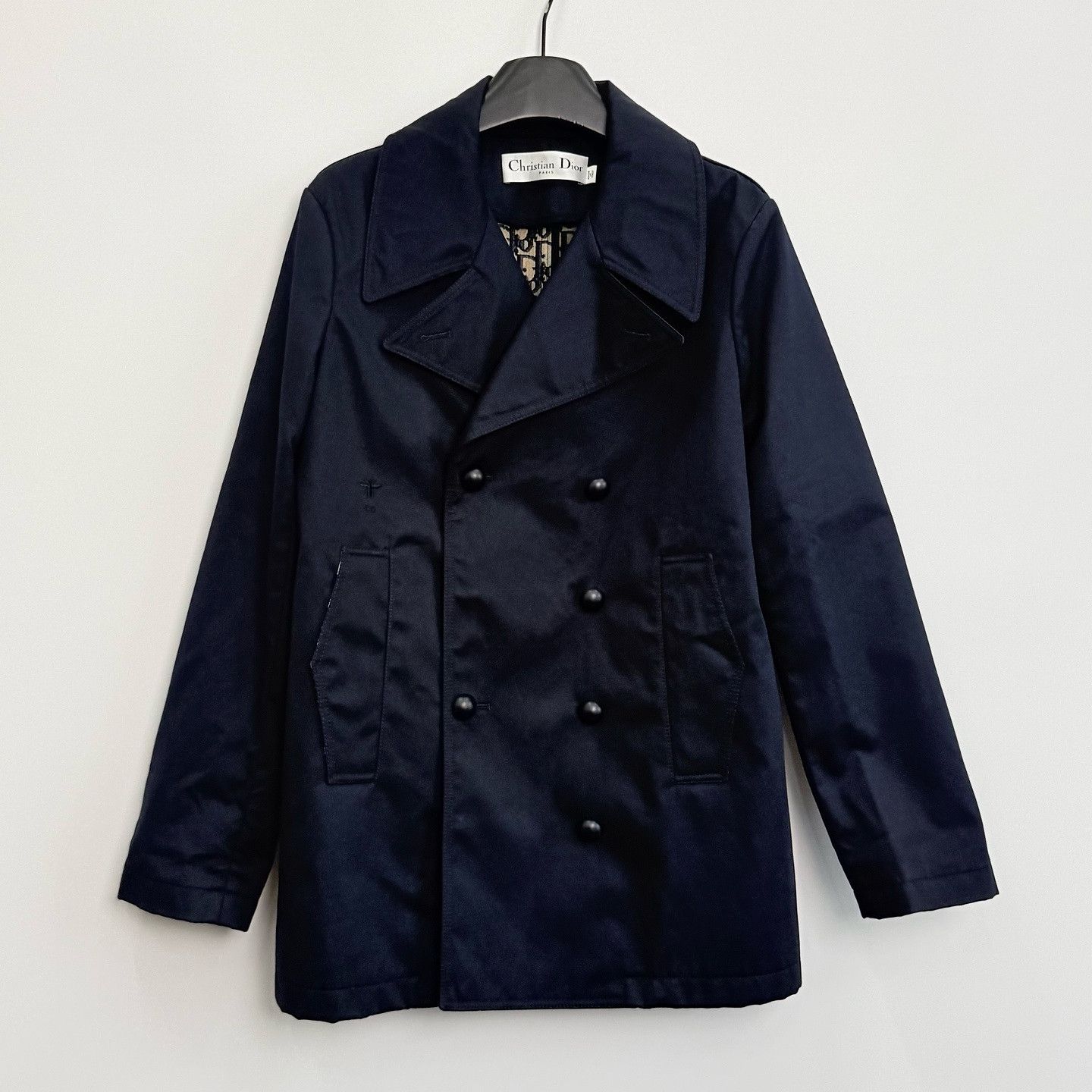Dior Christian Dior Oblique Lining Double Breasted Coat Size 36 Size XS / US 0-2 / IT 36-38 - 1 Thumbnail
