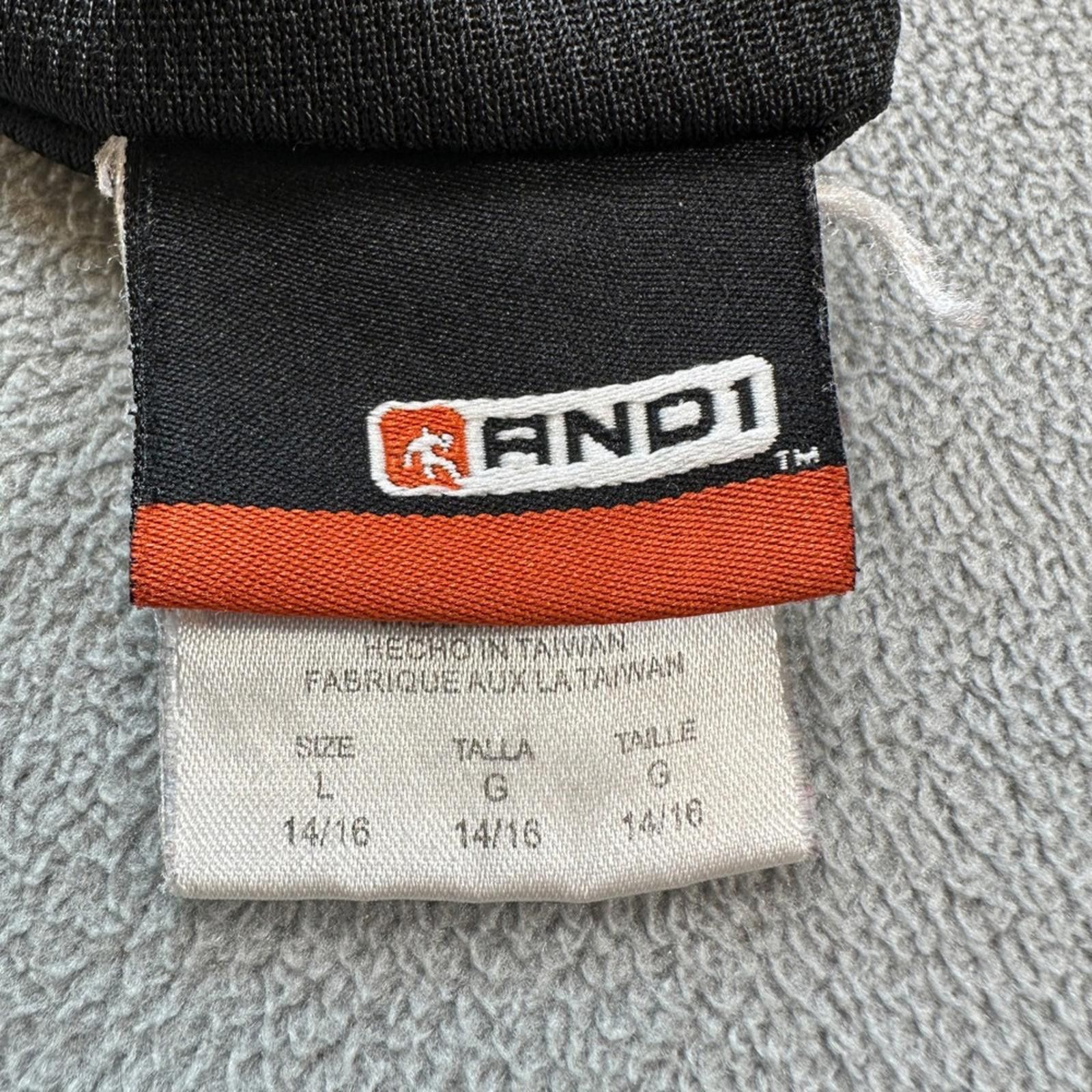 Other Vintage AND1 Reversible Track Pants Youth L 14/16 Black Red Size ONE SIZE - 8 Thumbnail
