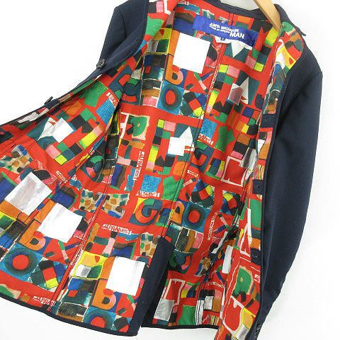 Junya Watanabe Jacket Lining All-Over Pattern Wool Check Black Size US S / EU 44-46 / 1 - 8 Thumbnail