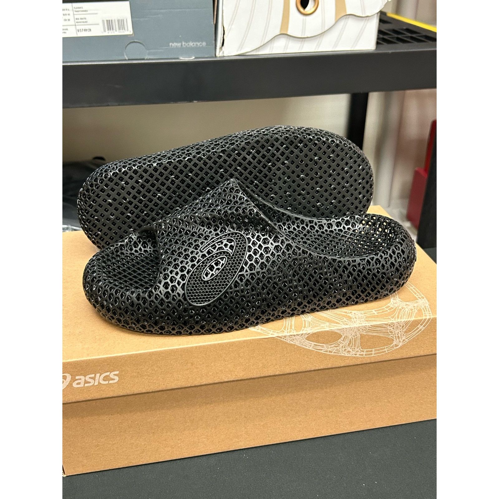 Asics ASICS Actibreeze 3D Sandal Black/Size L(9.5M-11M) /Brand New 