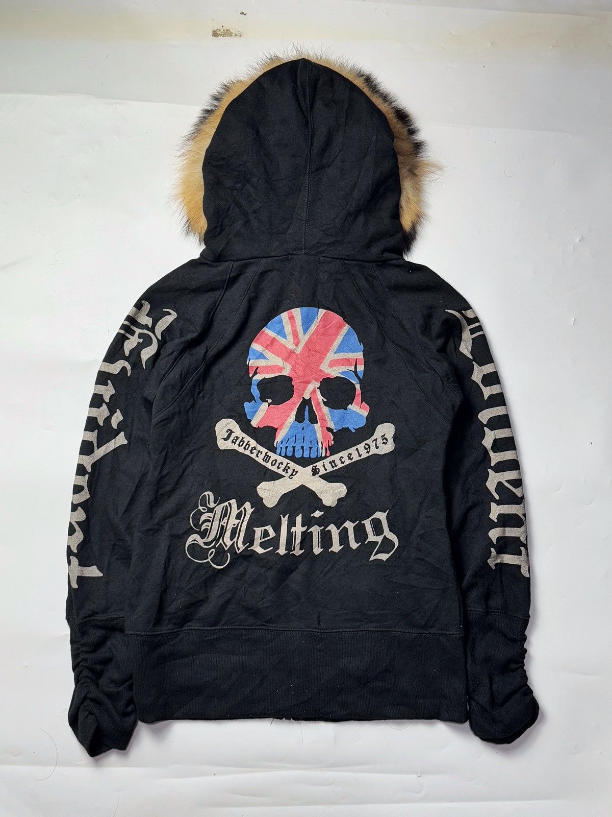 If Six Was Nine Outreef Fur Hoodie England Skulls Studded Gothic Japanese Size US S / EU 44-46 / 1 - 2 Thumbnail