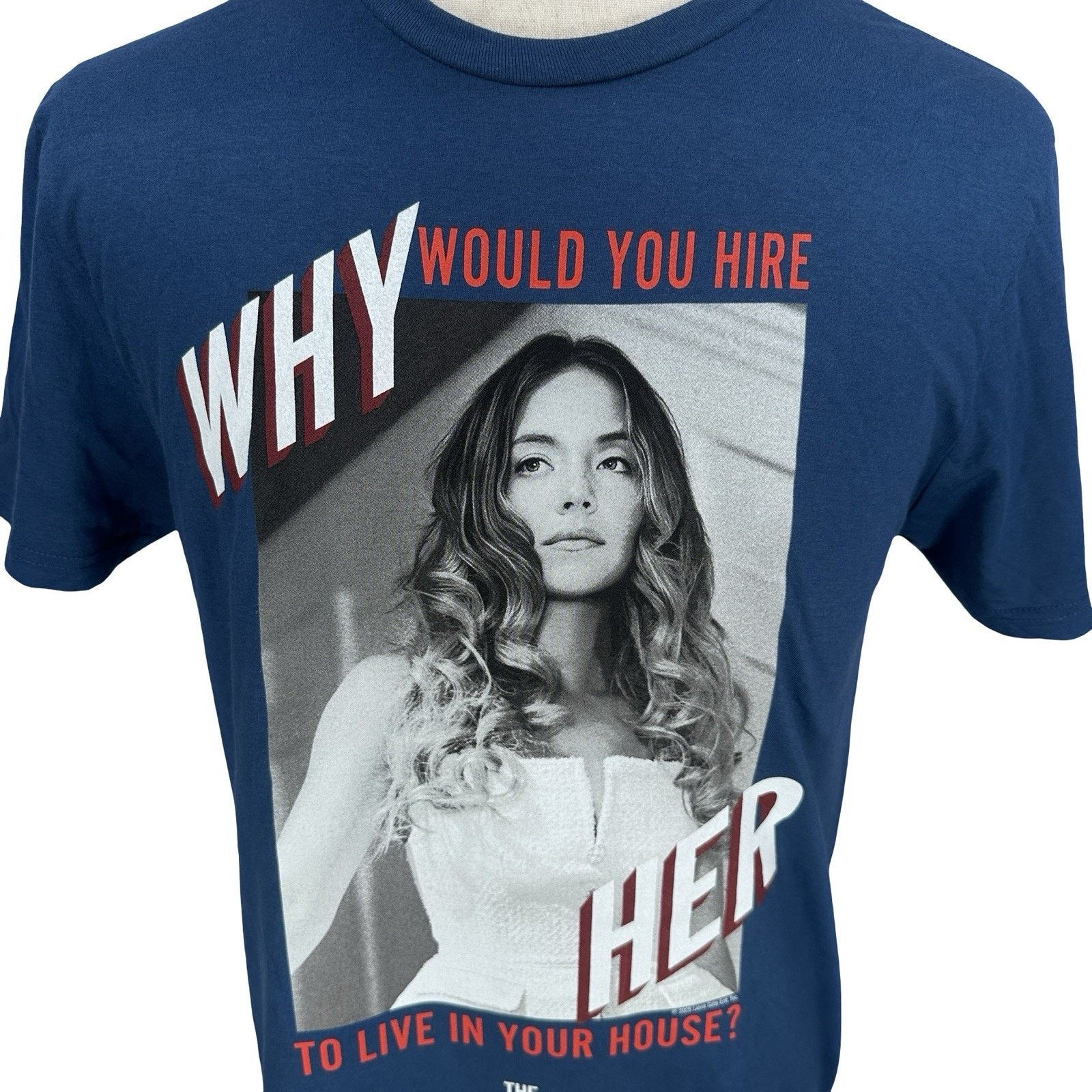 Other The Housemaid Sydney Sweeney Movie Promo T-Shirt Men S Blue Size US S / EU 44-46 / 1 - 2 Thumbnail