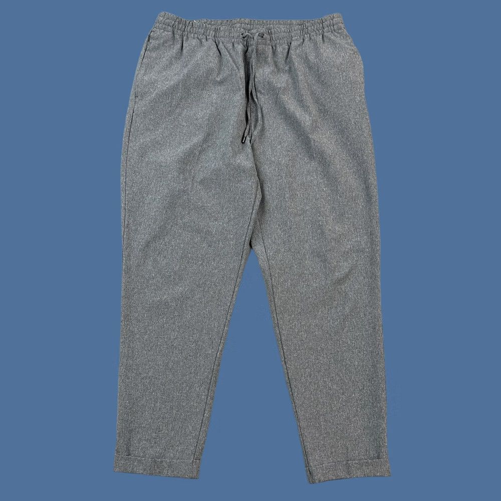 Zara Zara Comfort Jogger Mens XL Frosted Gray Stretch Drawstring Lounge Pants Regular Rise Slim Tapered Pockets Logo Size US 36 / EU 52 - 1 Thumbnail
