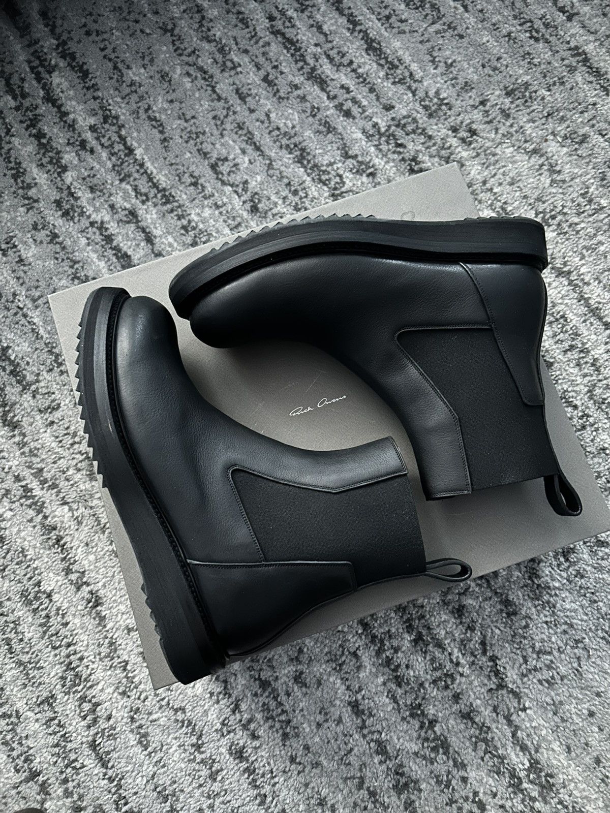 Rick Owens Rick Owens Creeper leather Chelsea boots Size US 8 / EU 41 - 1 Thumbnail