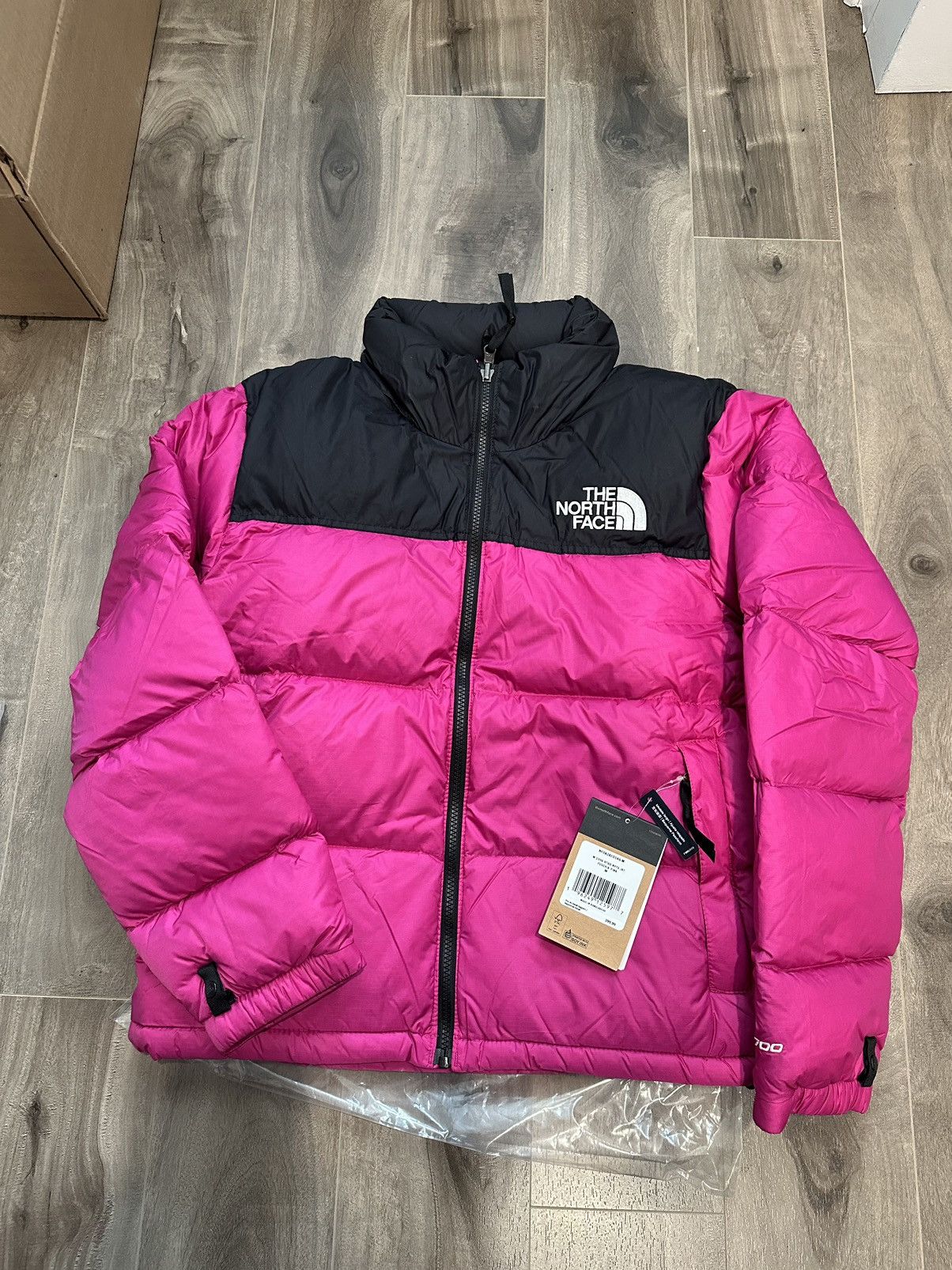 image of The North Face Women's 1996 Retro Nuptse Jacket Pink Fuschia (Size Medium)