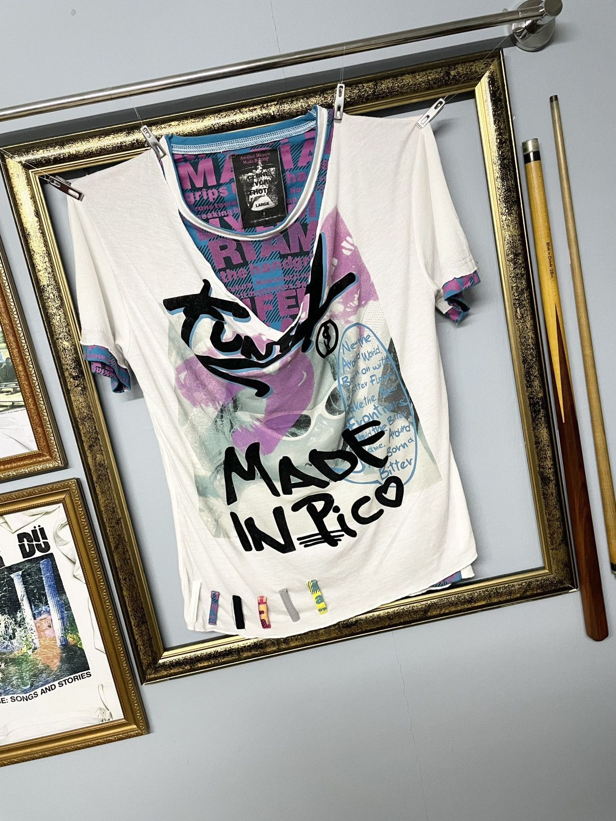 Japanese Brand Vintage 1990s Japan Clone Devgru Made In Pico Funky Tshirt Size US S / EU 44-46 / 1 - 2 Thumbnail