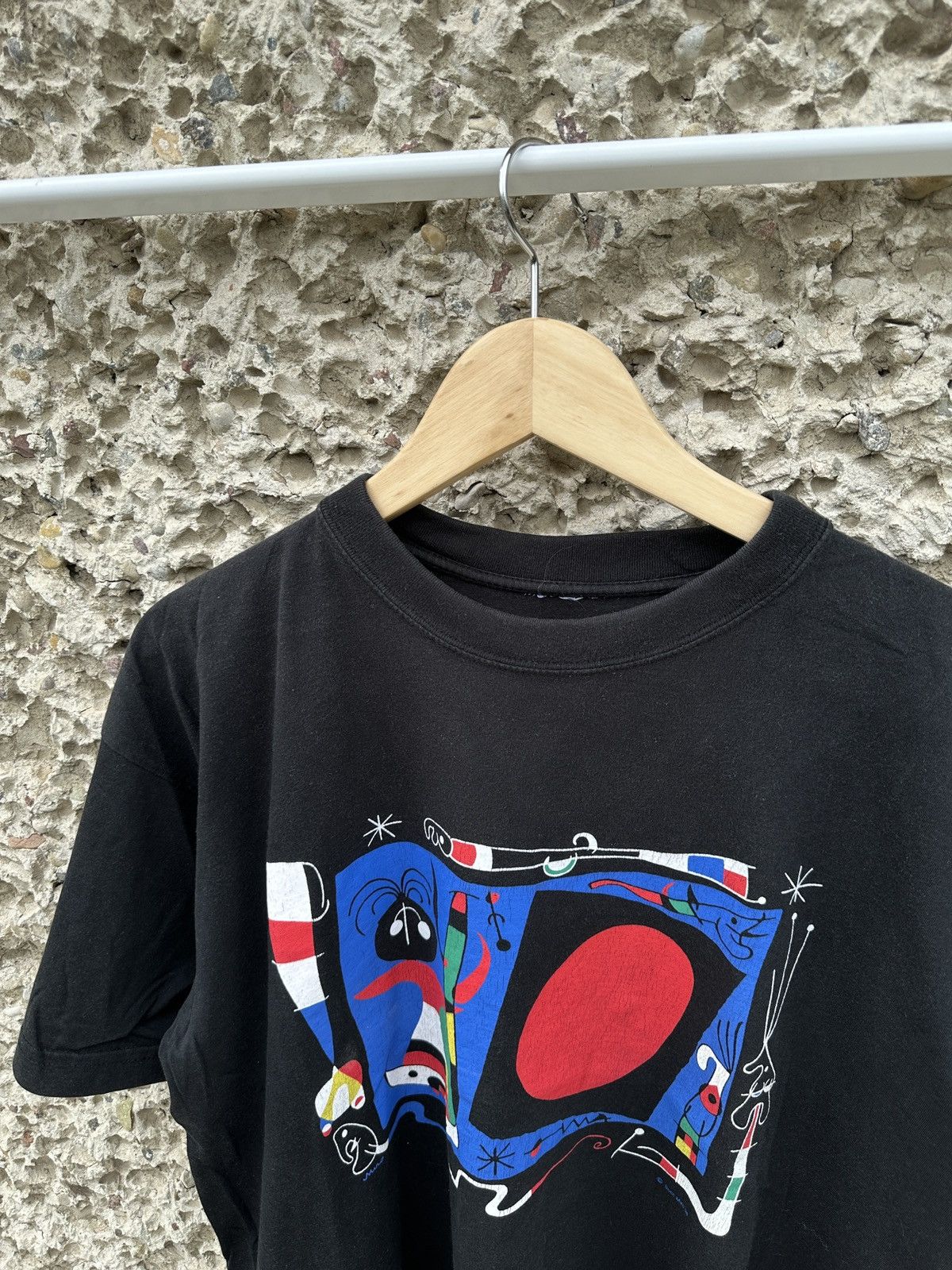 Vintage Vintage 1998 90s Joan Miro abstract painting tee Size US M / EU 48-50 / 2 - 4 Thumbnail