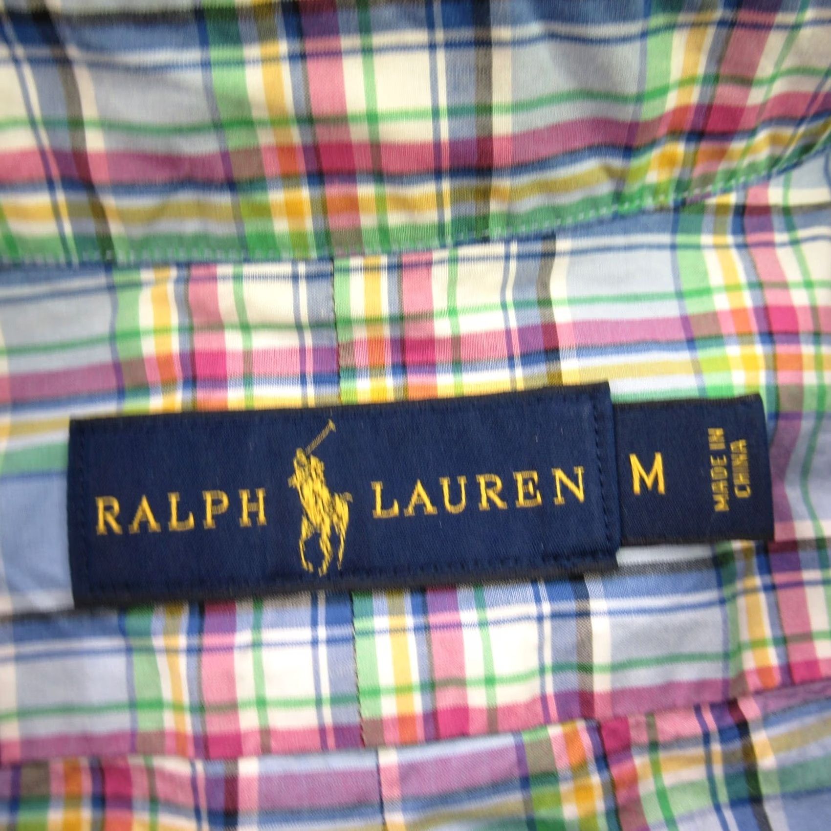 Polo Ralph Lauren Ralph Lauren Shirt Mens Medium Plaid Long Sleeve Button Front Lightweight Casual Size US M / EU 48-50 / 2 - 4 Thumbnail